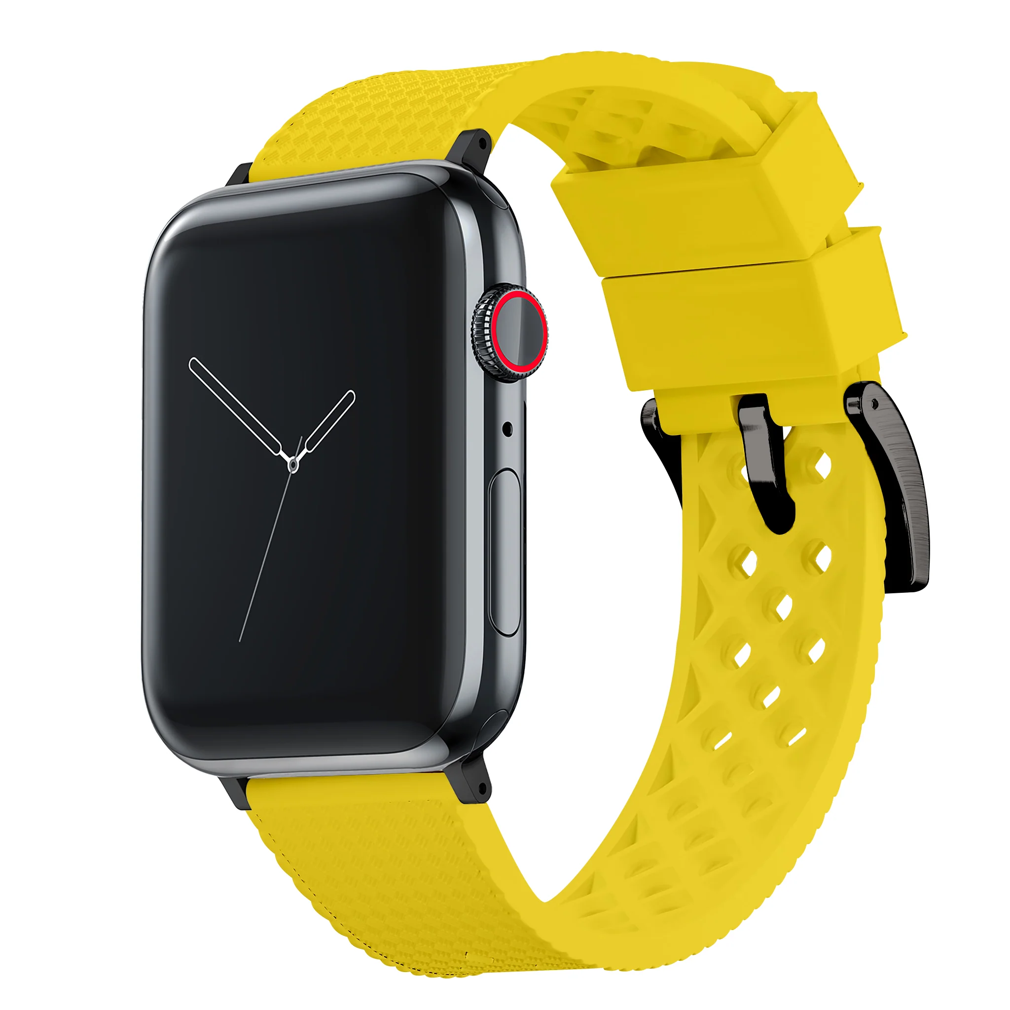 Apple Watch Tropical Style Yellow Watch Band - Image 4