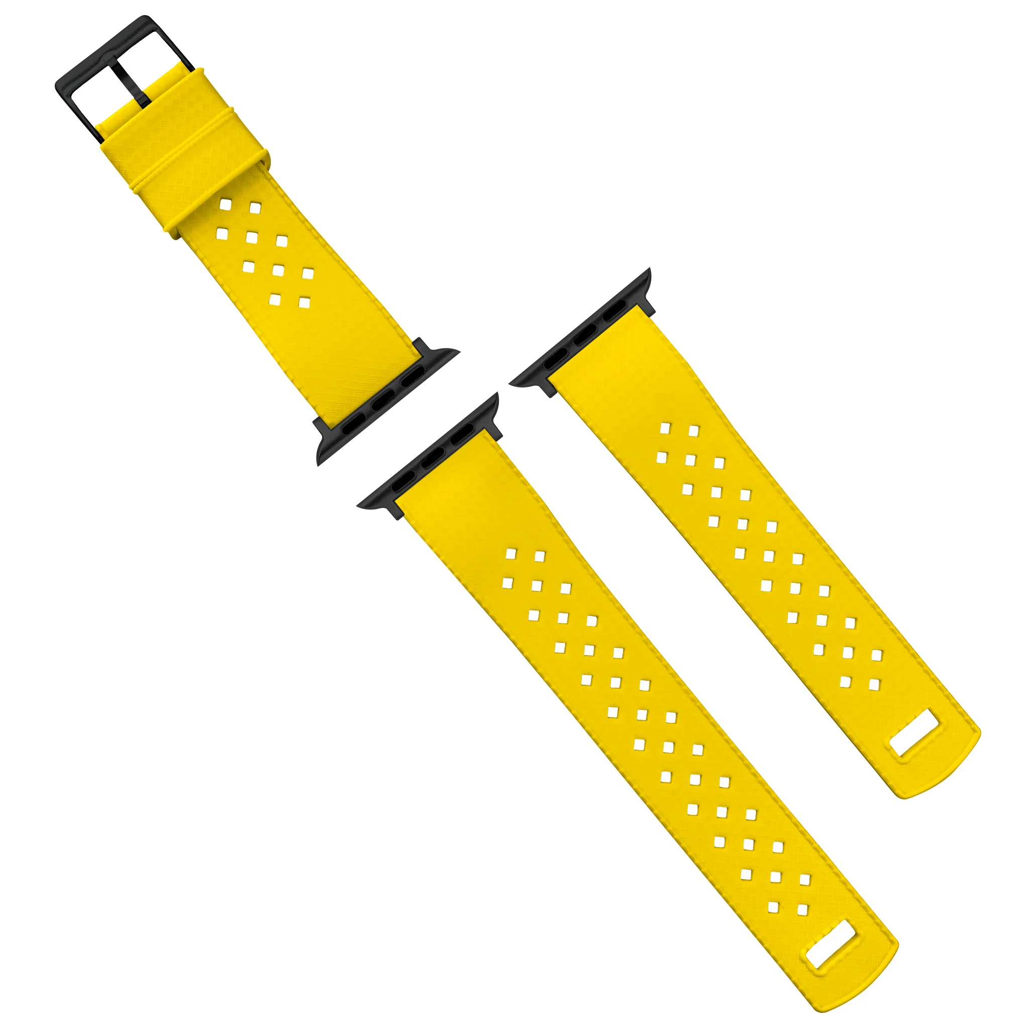 Apple Watch Tropical Style Yellow Watch Band - Image 6