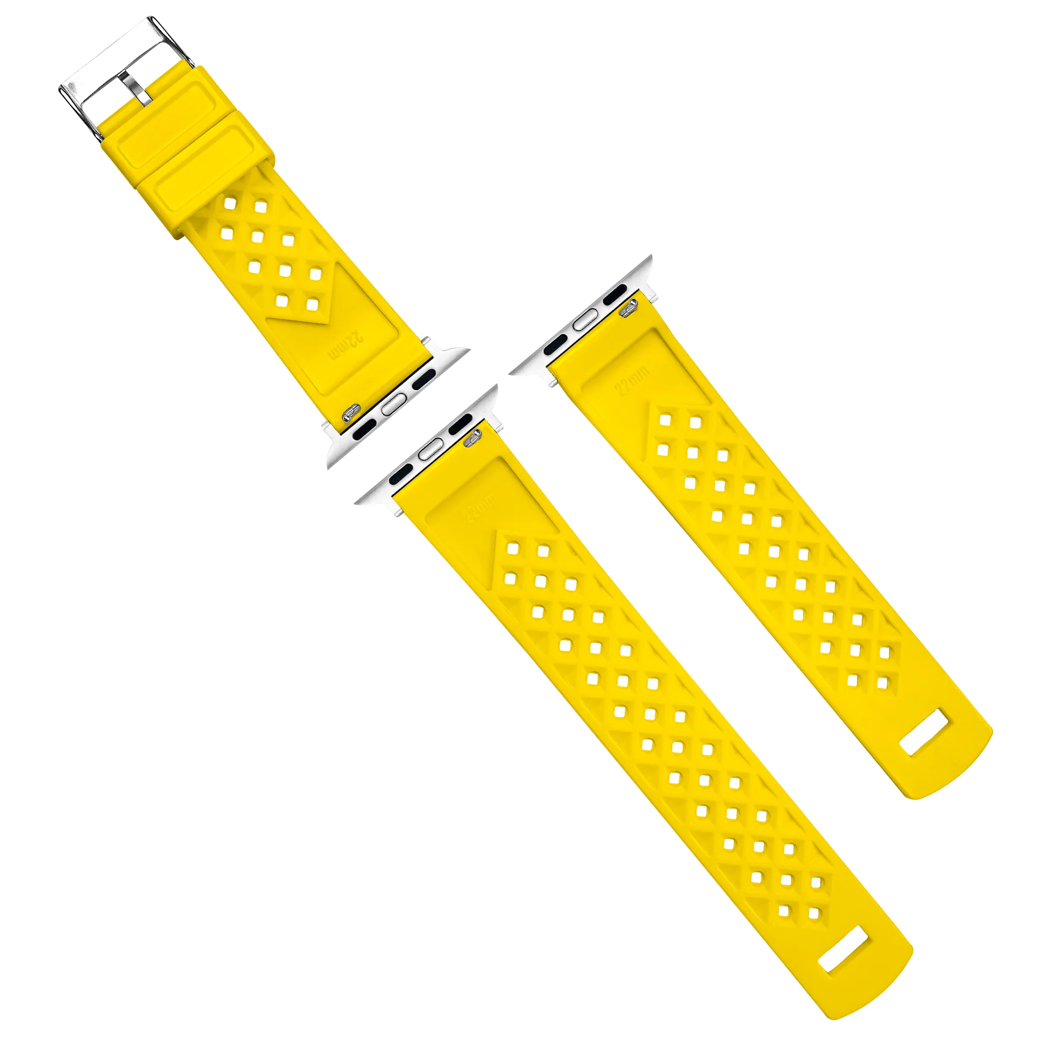 Apple Watch Tropical Style Yellow Watch Band - Image 7
