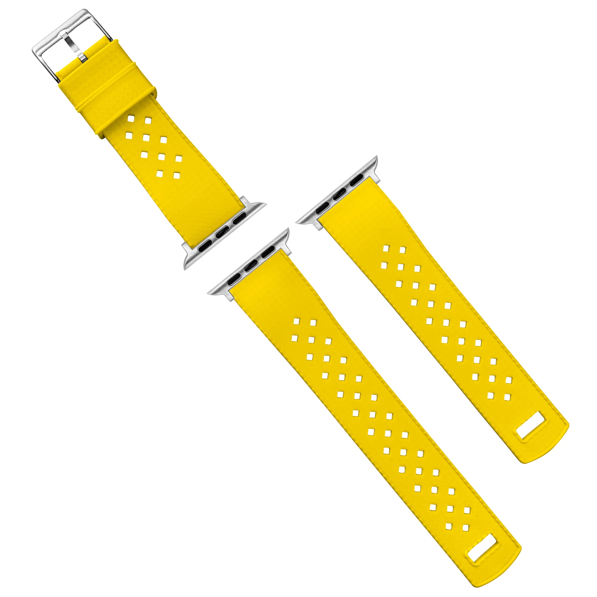 Apple Watch Tropical Style Yellow Watch Band - Image 8