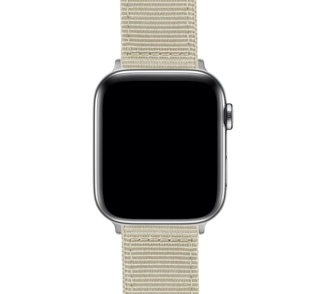 Apple Watch Two Piece NATO® style Khaki Tan Watch Band - Image 6