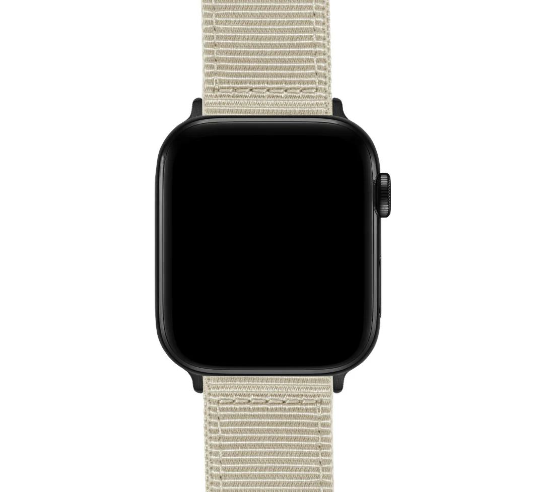 Apple Watch Two Piece NATO® style Khaki Tan Watch Band - Image 7