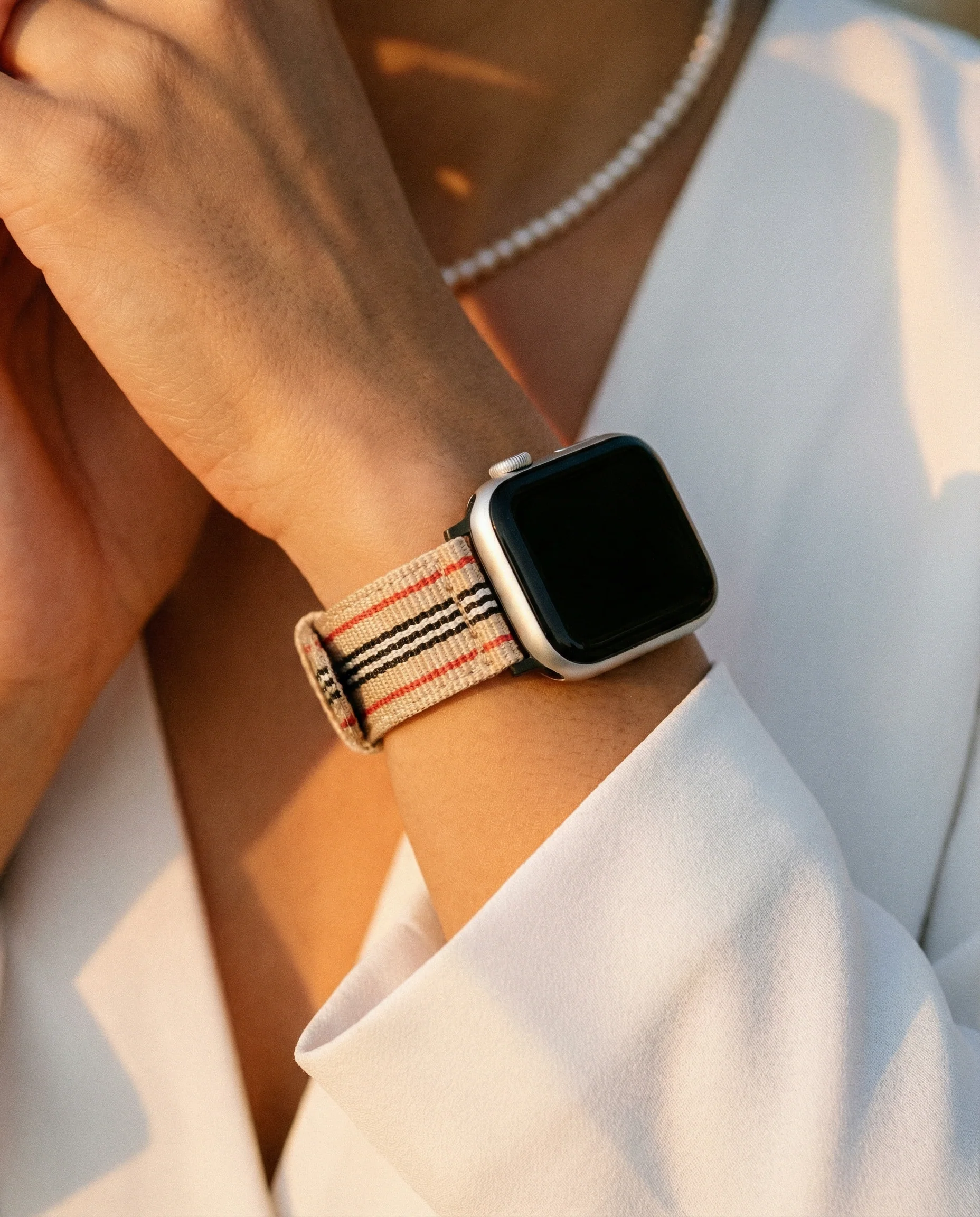 Apple Watch Two Piece NATO® style Retro Watch Band (Women's) - Image 3