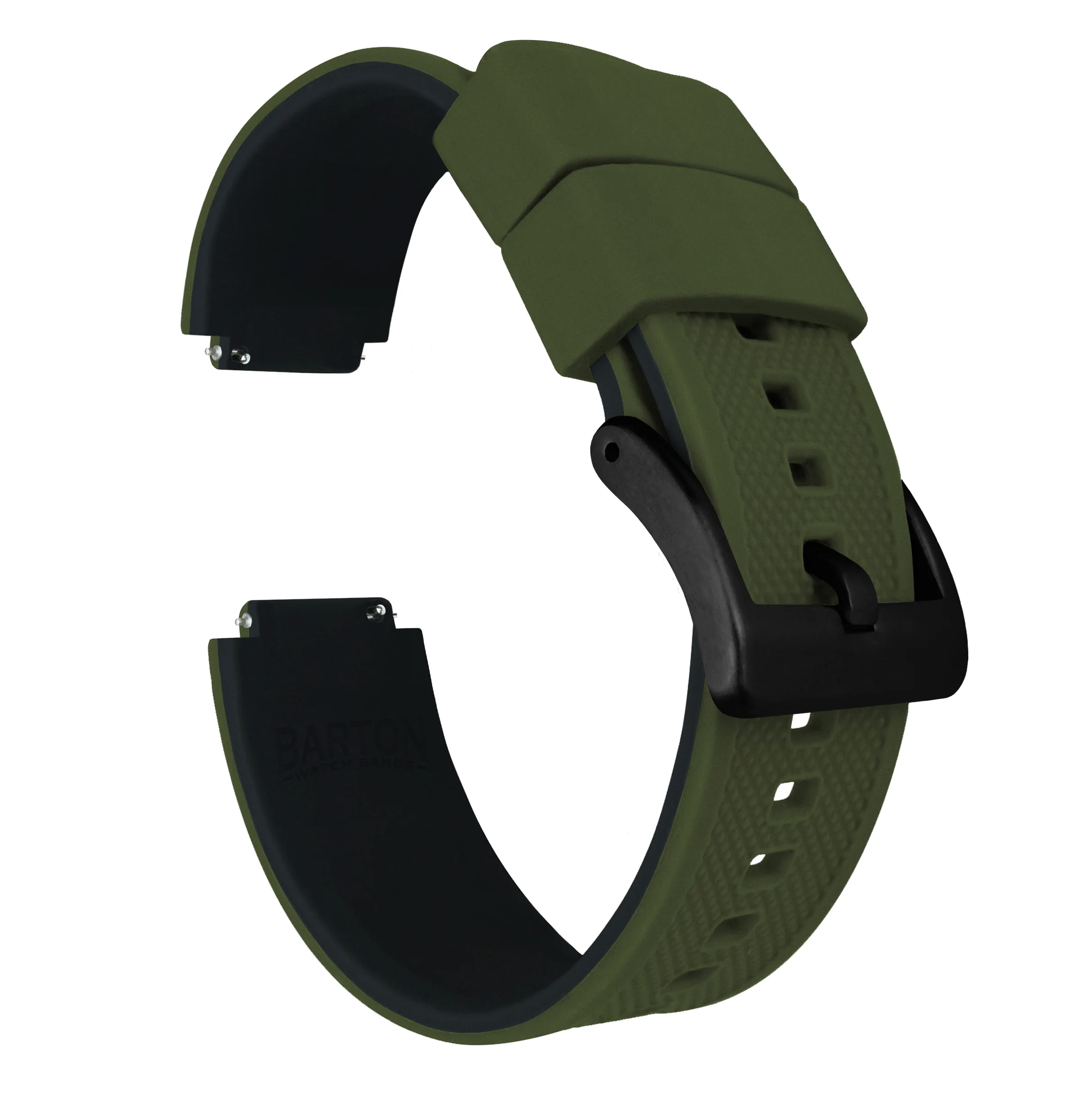 Army Green Elite Silicone Casio® G-Shock Watch Band - Image 7