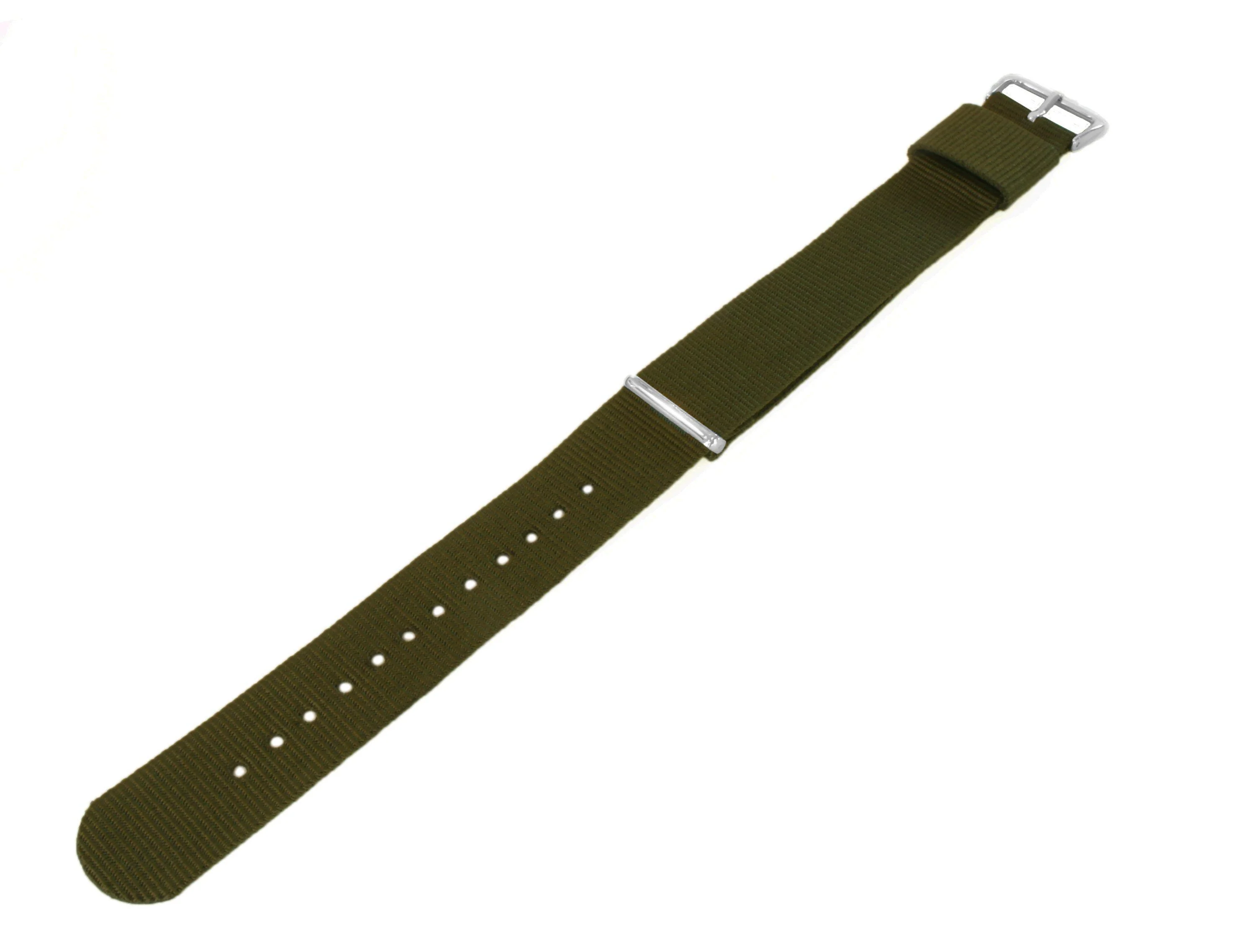 Army Green Nylon NATO® style Watch Band - Image 3