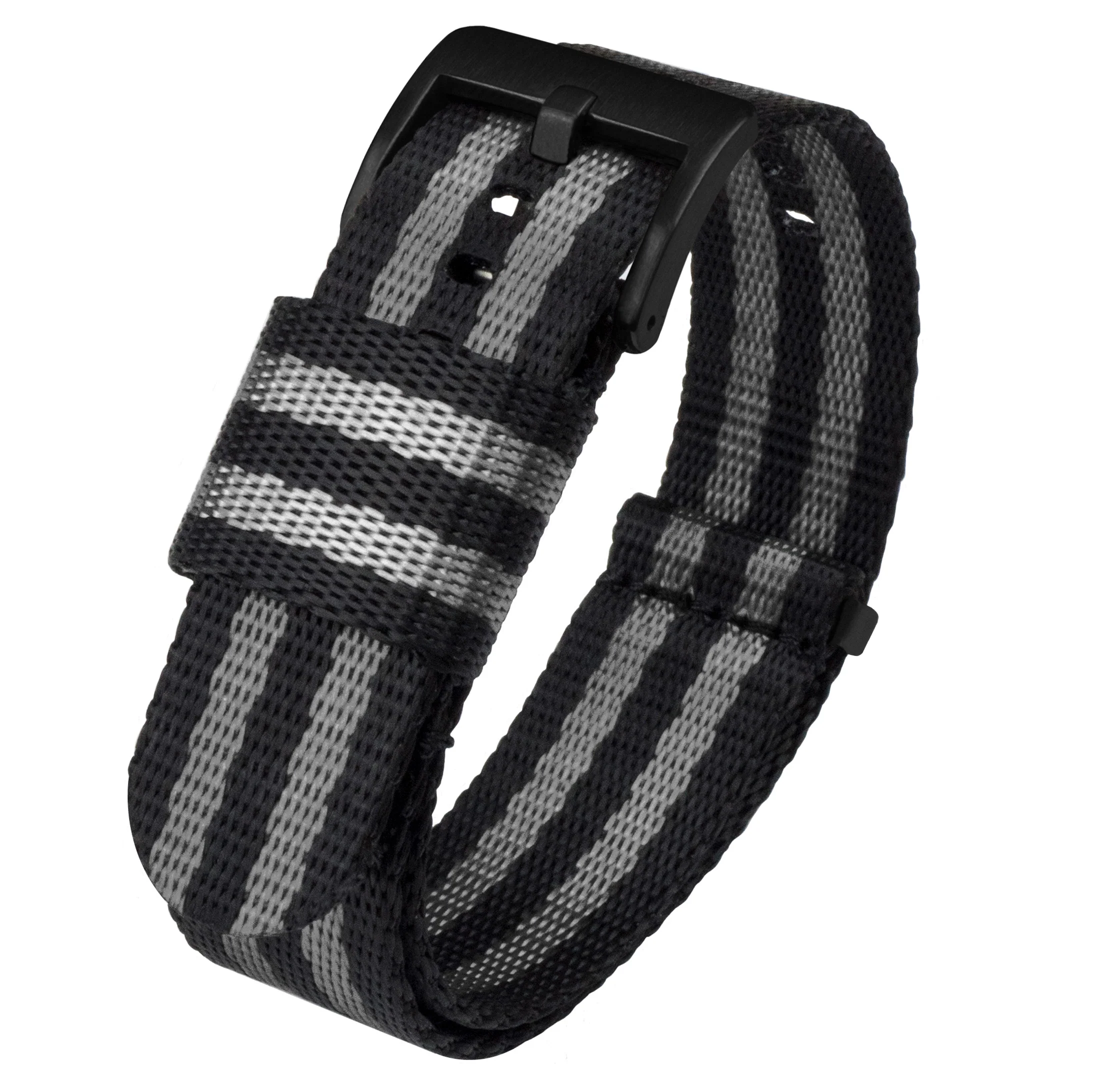Black Grey James Bond NATO® style Watch Band - Image 3