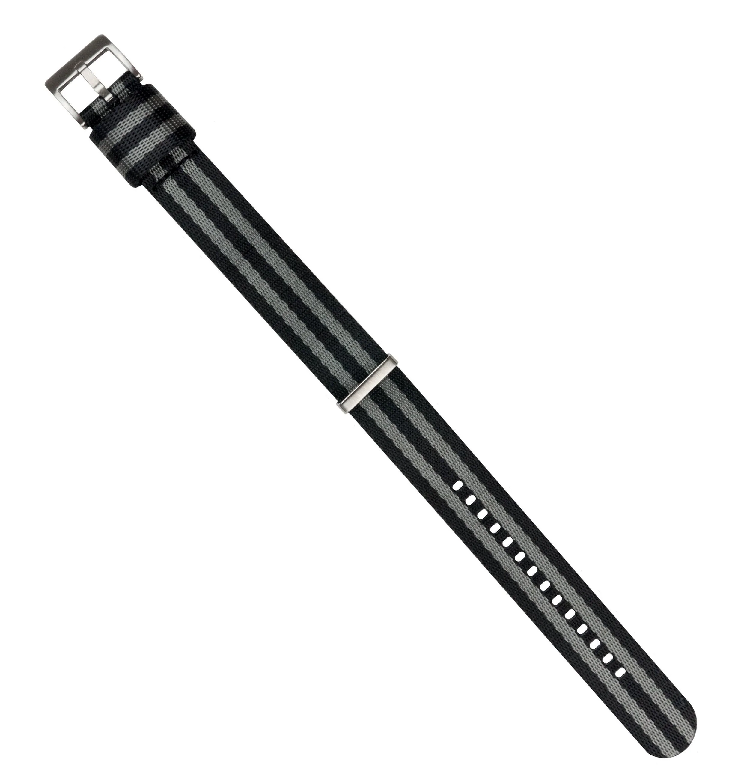 Black Grey James Bond NATO® style Watch Band - Image 4