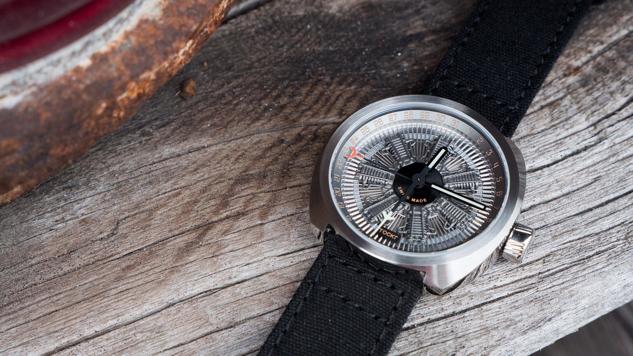 Black Premium Canvas Watch Band - Image 9