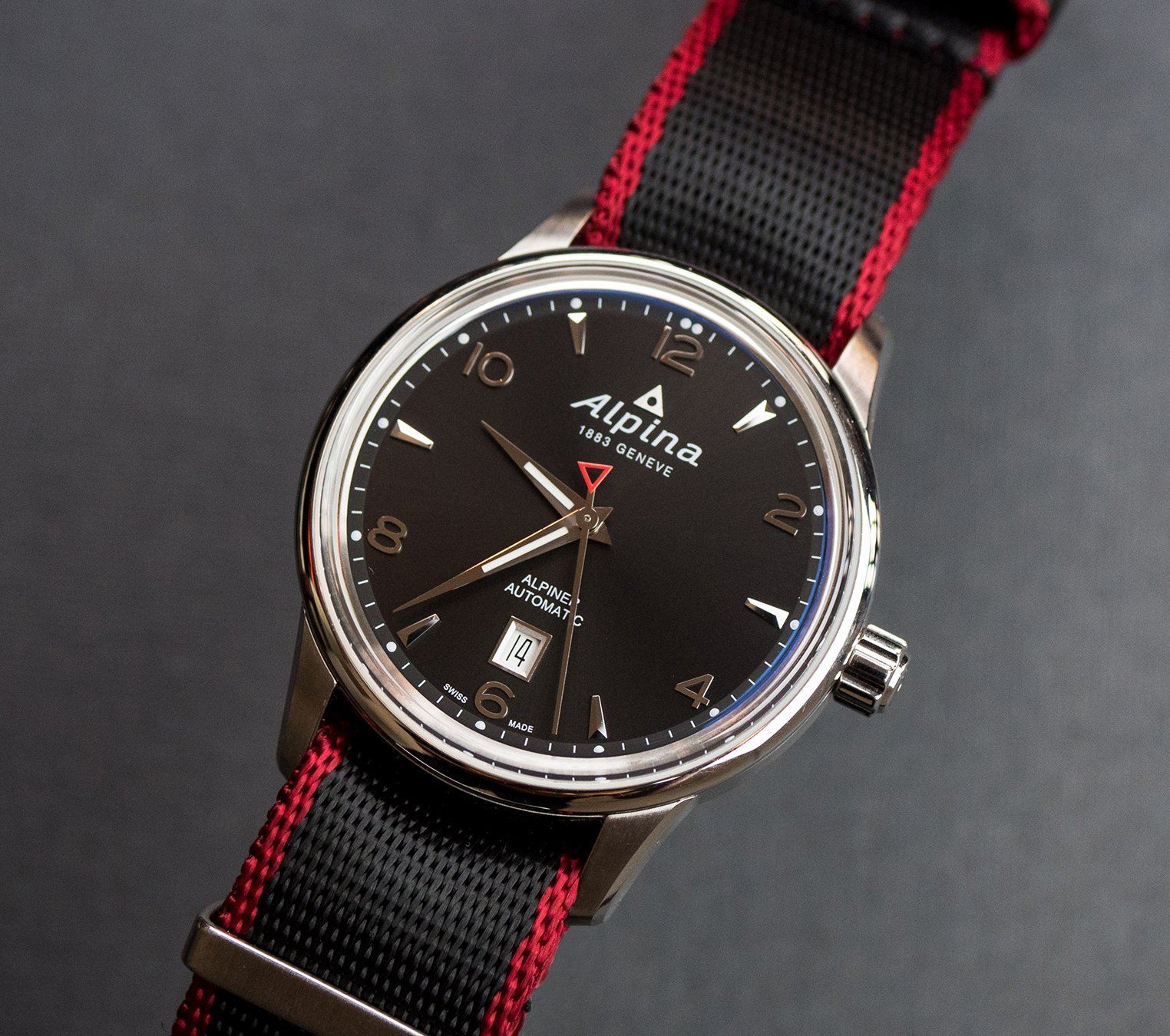 Black Red Nylon NATO® style Watch Band - Image 5