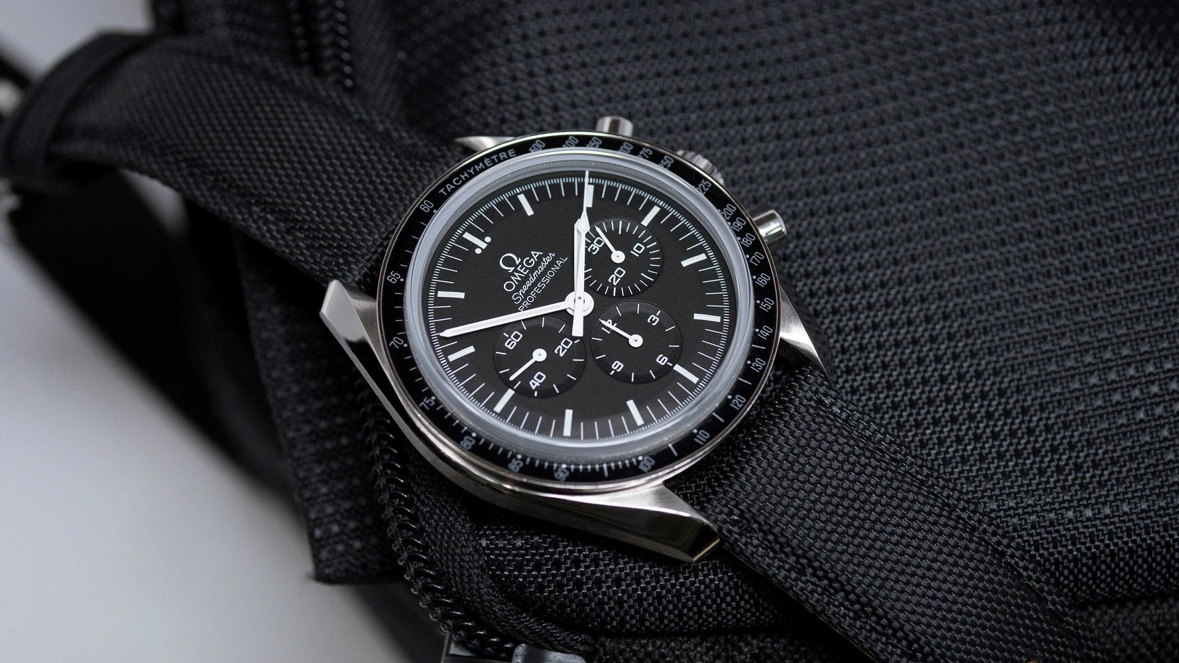 Black Sailcloth Quick Release Watch Band - Image 2