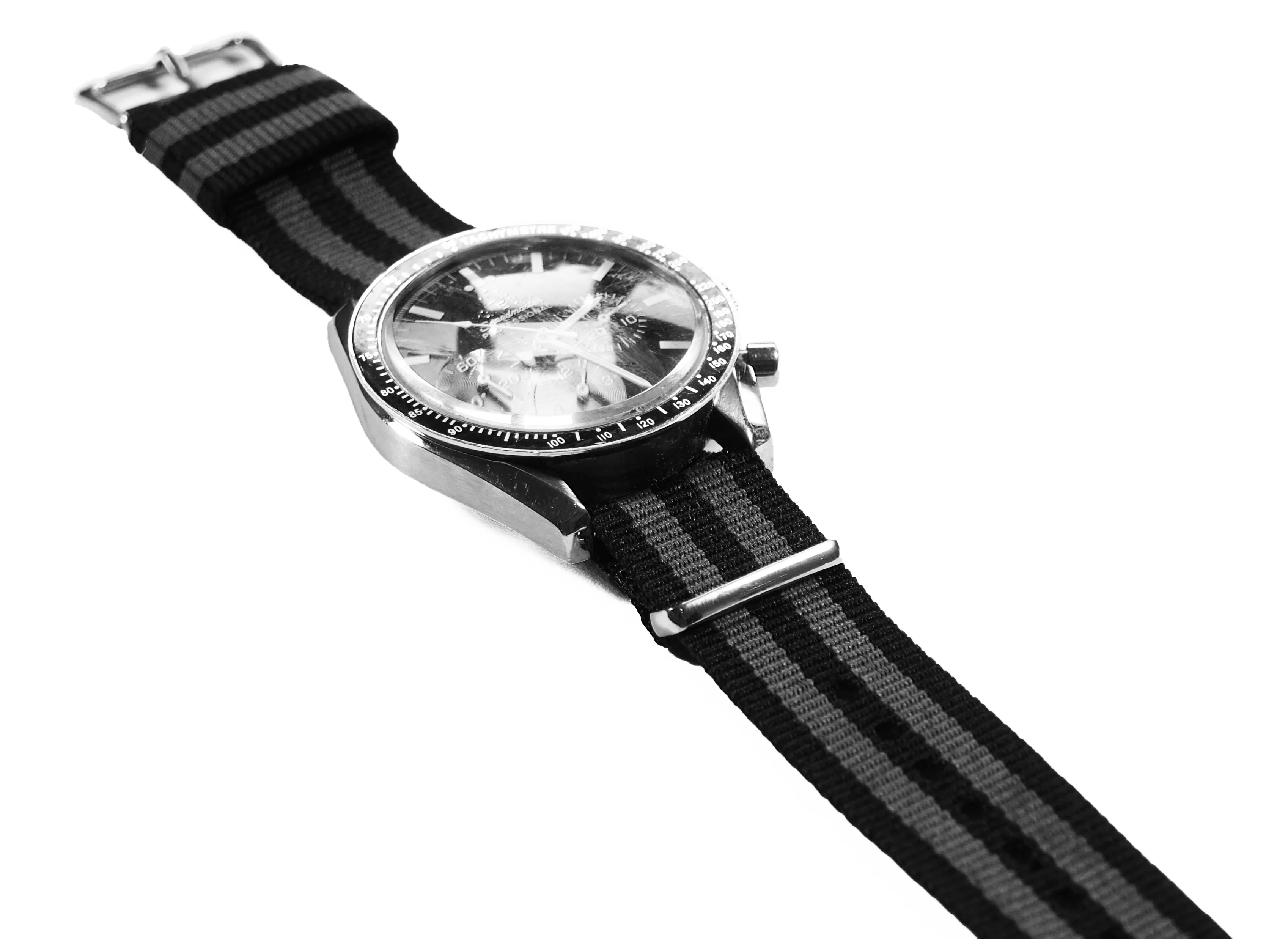Black Smoke James Bond Nylon NATO® style Watch Band - Image 3