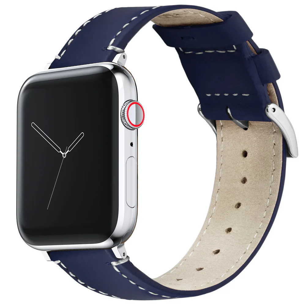 Blue Ridge Apple Watch Brown Leather Strap Bundle | 2 Watch Bands - Image 5