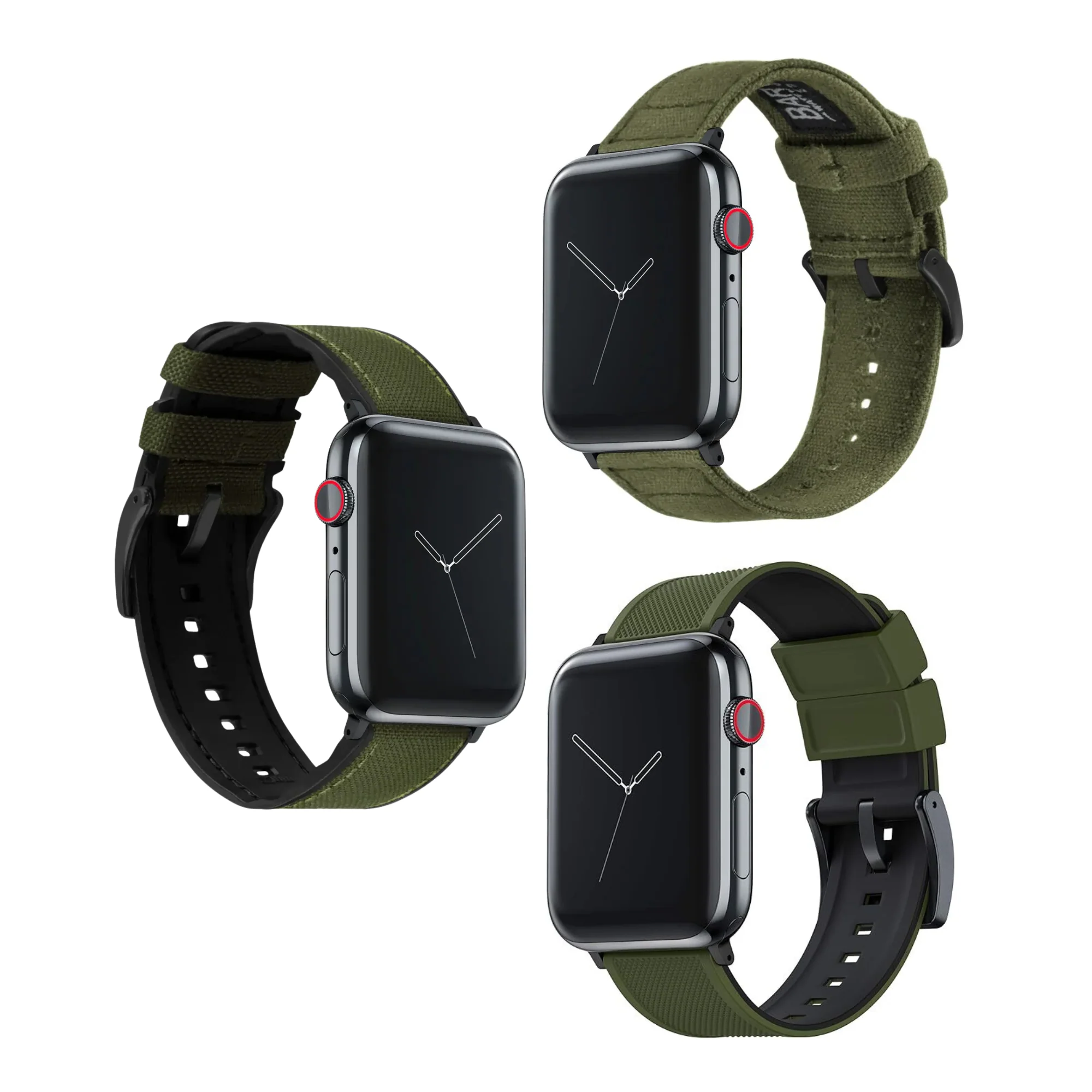 Frontier Green Apple Watch Strap Bundle | 3 Watch Bands - Image 3