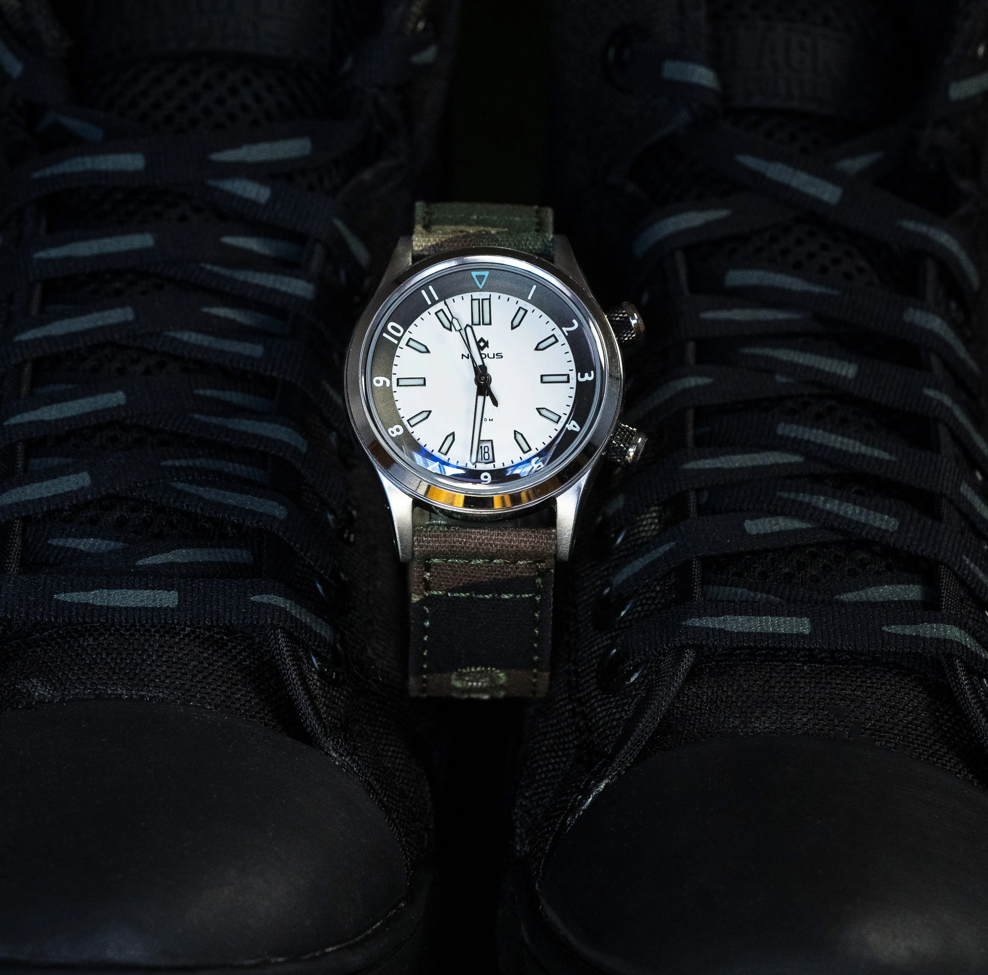Camouflage Crafted Canvas Watch Band - Image 3
