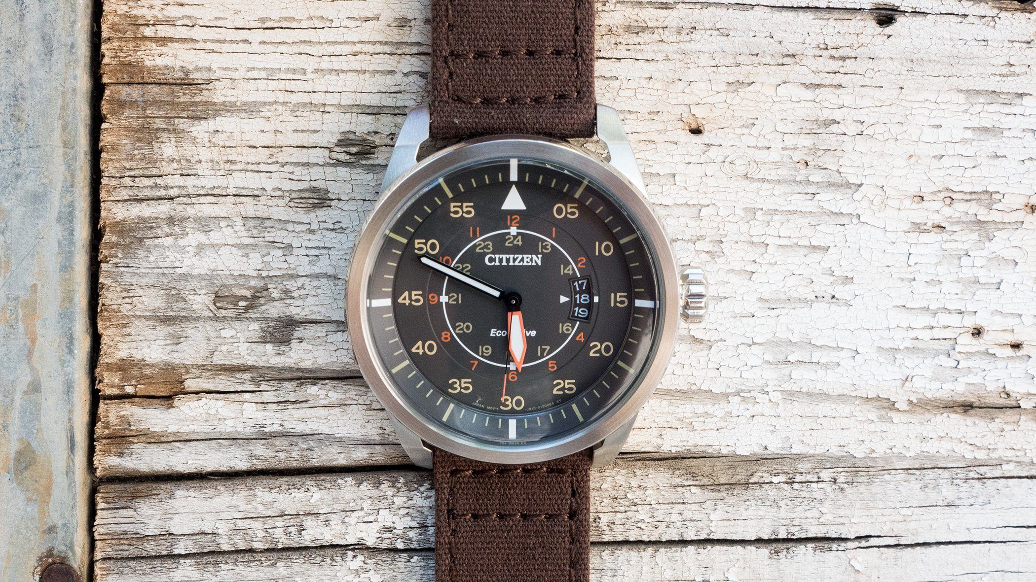 Chocolate Brown Premium Canvas Watch Band - Image 5