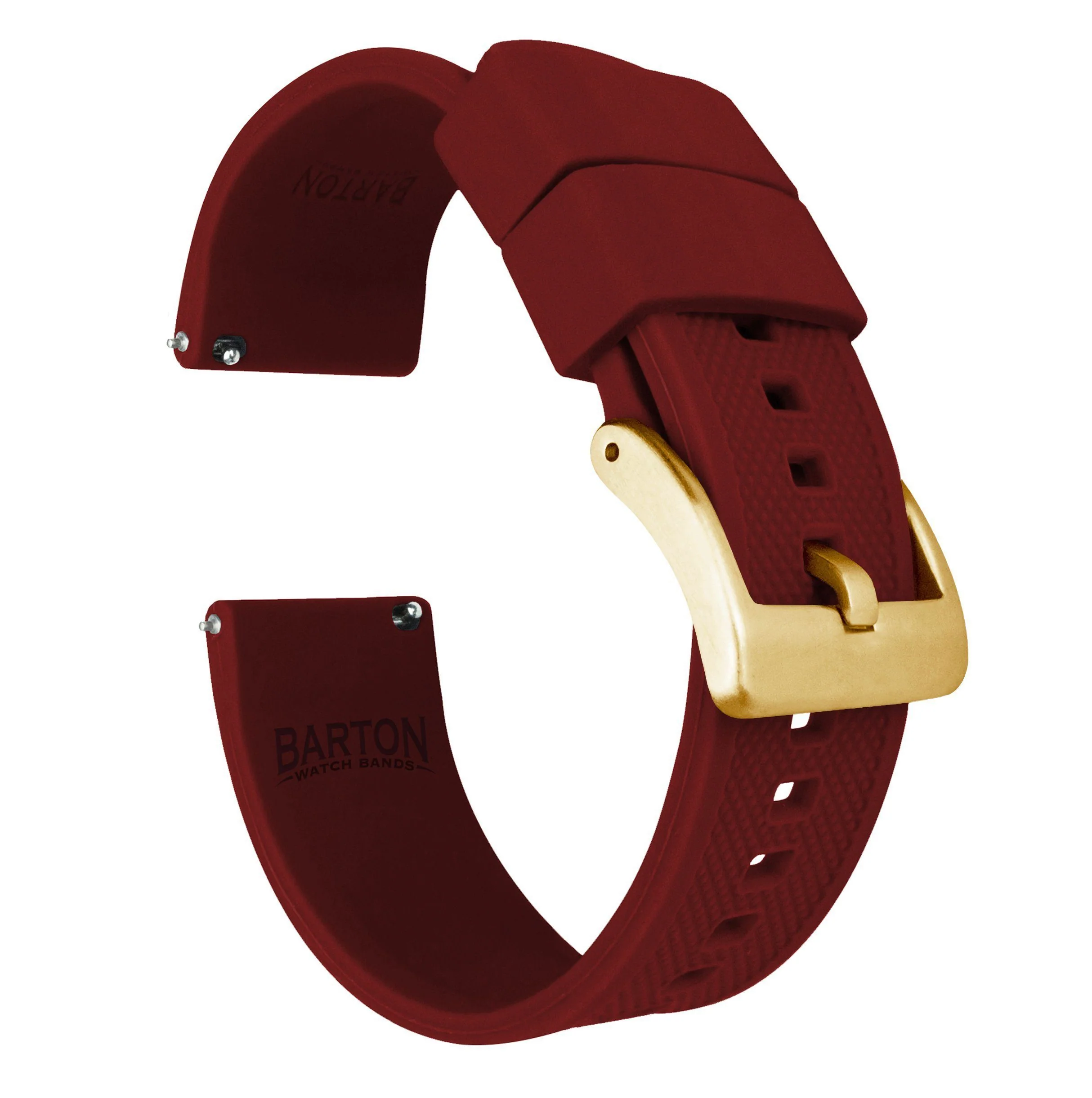 Crimson Red Elite Silicone Watch Band - Image 9