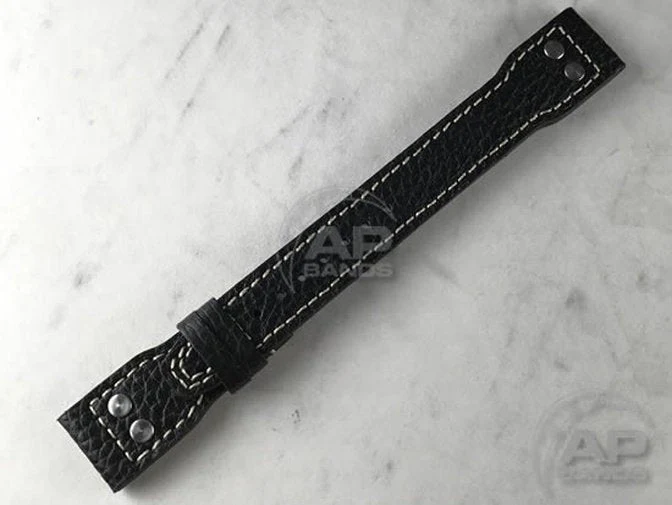 Decantare Black Strap For IWC Big Pilot Deployant Buckle - Image 2