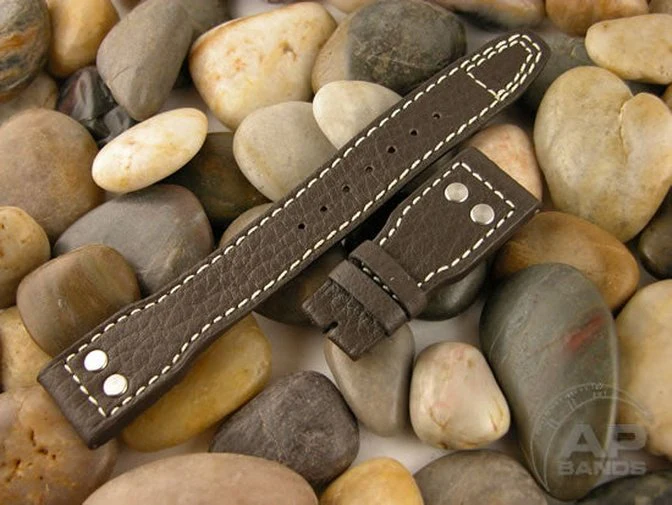 Decantare Brown Strap For IWC Big Pilot Deployant Buckle - Image 3