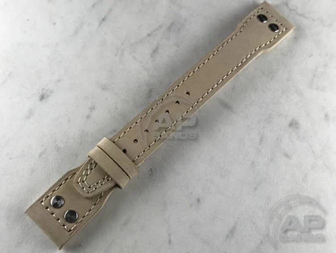 Decantare Naturale Vachetta Strap For IWC Big Pilot Deployant Buckle - Image 3