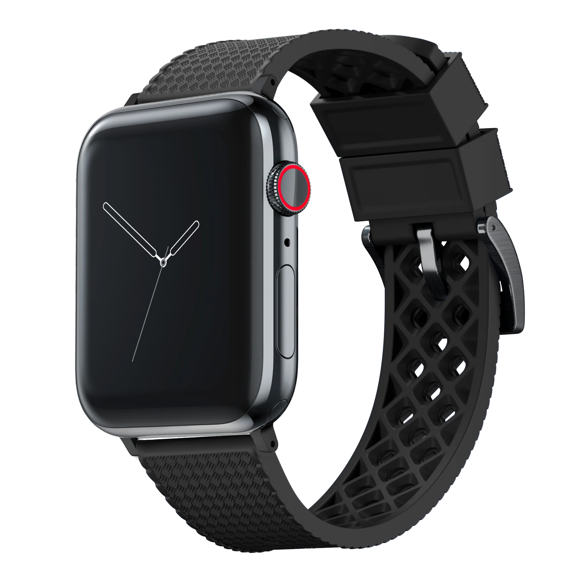 Elite Diver Black Apple Watch Strap Bundle | 2 Watch Bands - Image 7