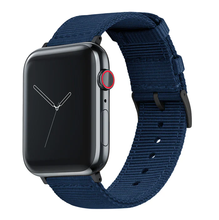 Elite Diver Navy Blue Apple Watch Strap Bundle | 3 Watch Bands - Image 11