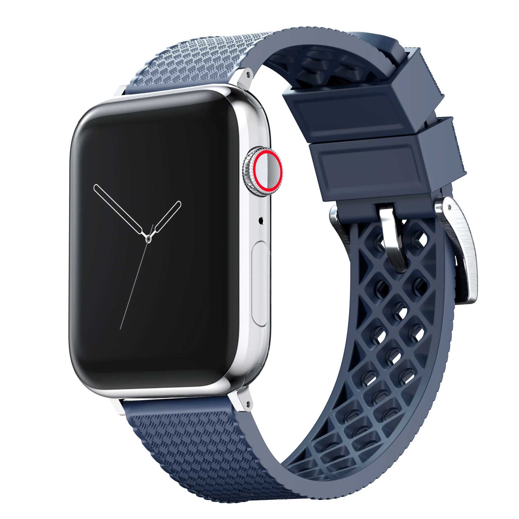 Elite Diver Navy Blue Apple Watch Strap Bundle | 3 Watch Bands - Image 7