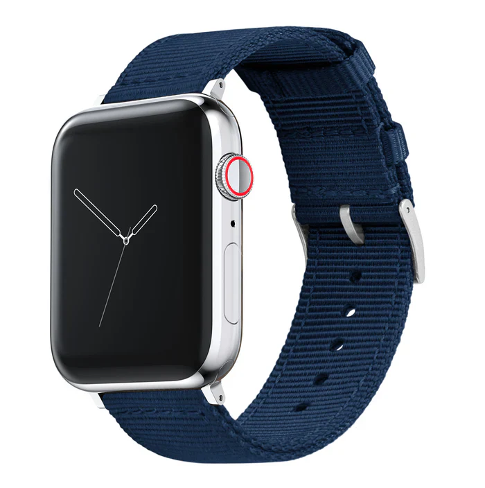 Elite Diver Navy Blue Apple Watch Strap Bundle | 3 Watch Bands - Image 8