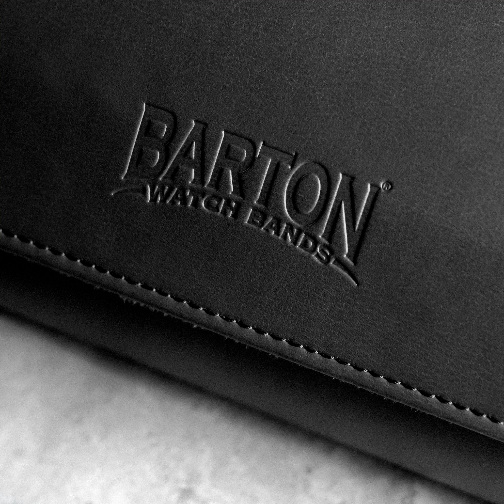 Double Recycled Leather Watch Roll Travel Case - Image 11
