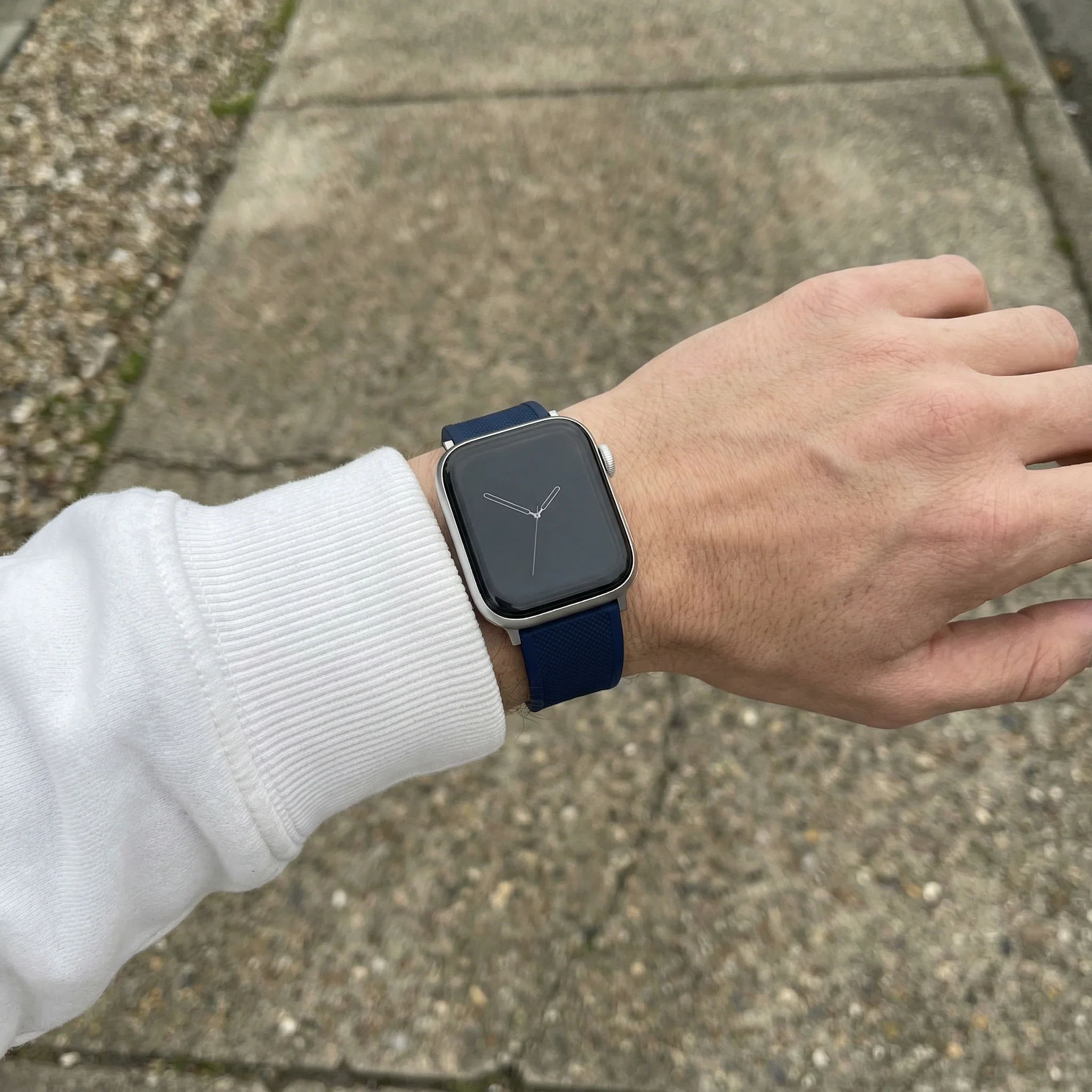 Elite Diver Navy Blue Apple Watch Strap Bundle | 2 Watch Bands - Image 3