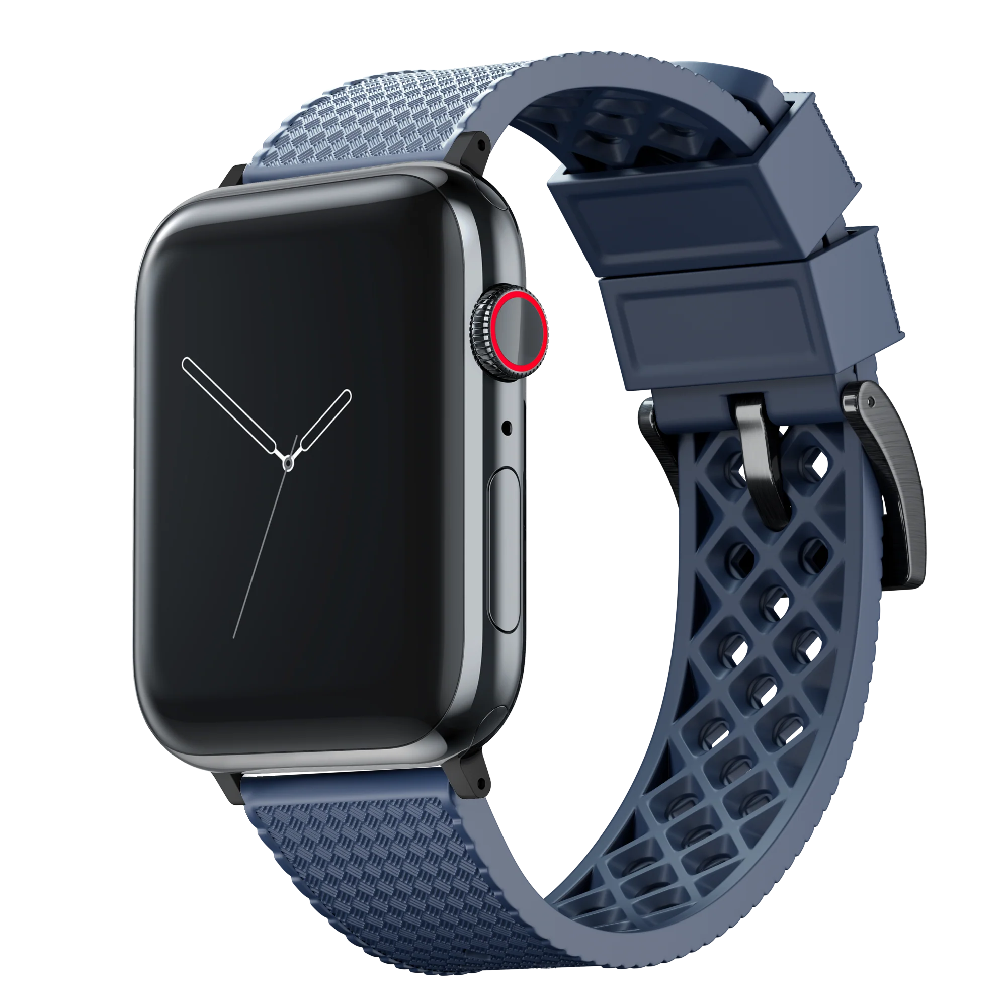 Elite Diver Navy Blue Apple Watch Strap Bundle | 2 Watch Bands - Image 8