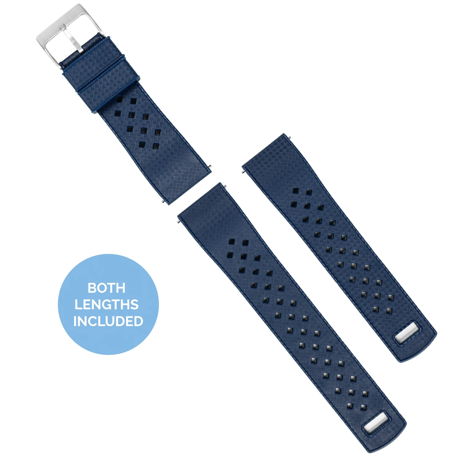 Fossil Q Tropical Style Navy Blue Watch Band - Image 3