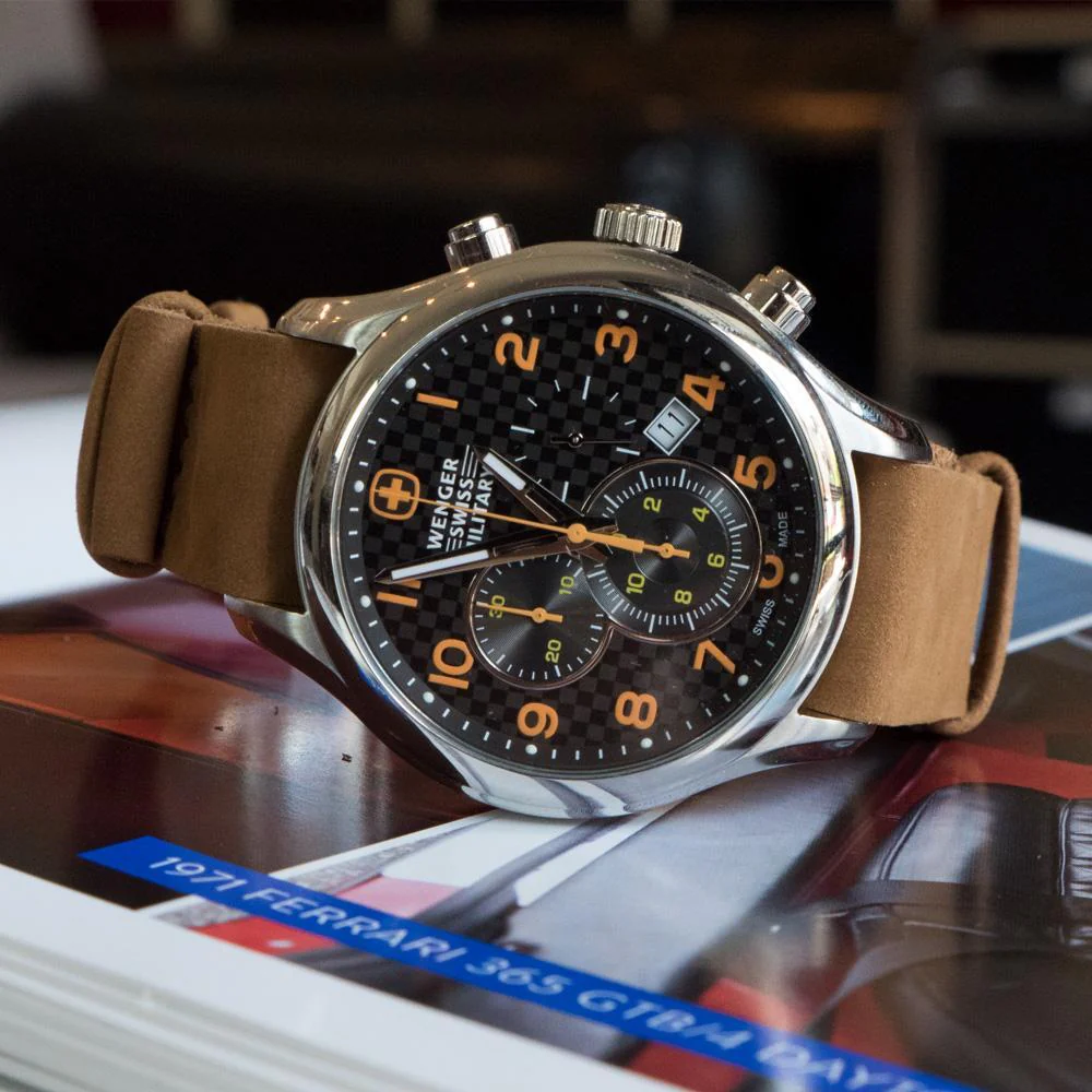 Gingerbread Brown Leather NATO® style Watch Band - Image 2