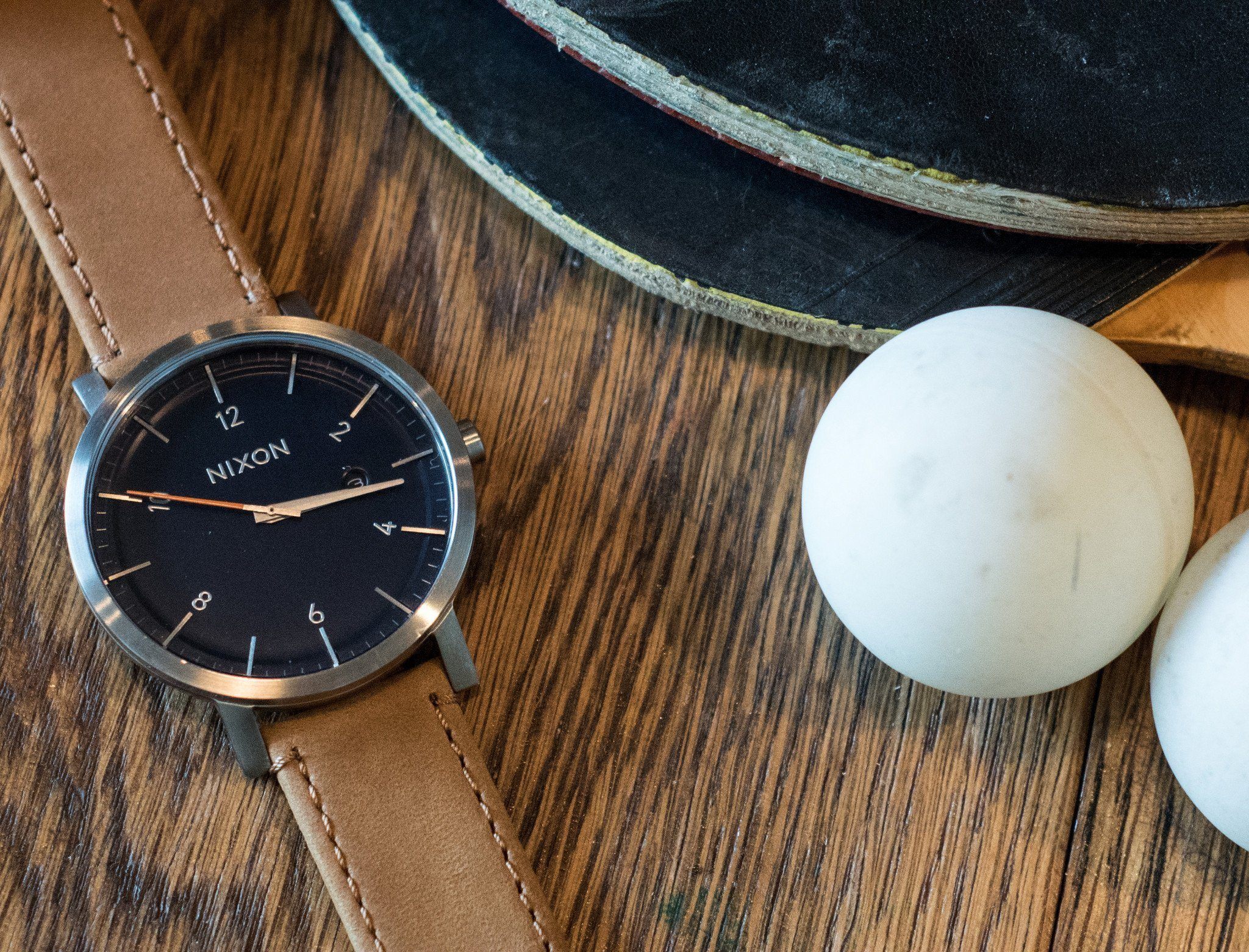 Gingerbread Brown Leather Quick Release Watch Band - Image 5