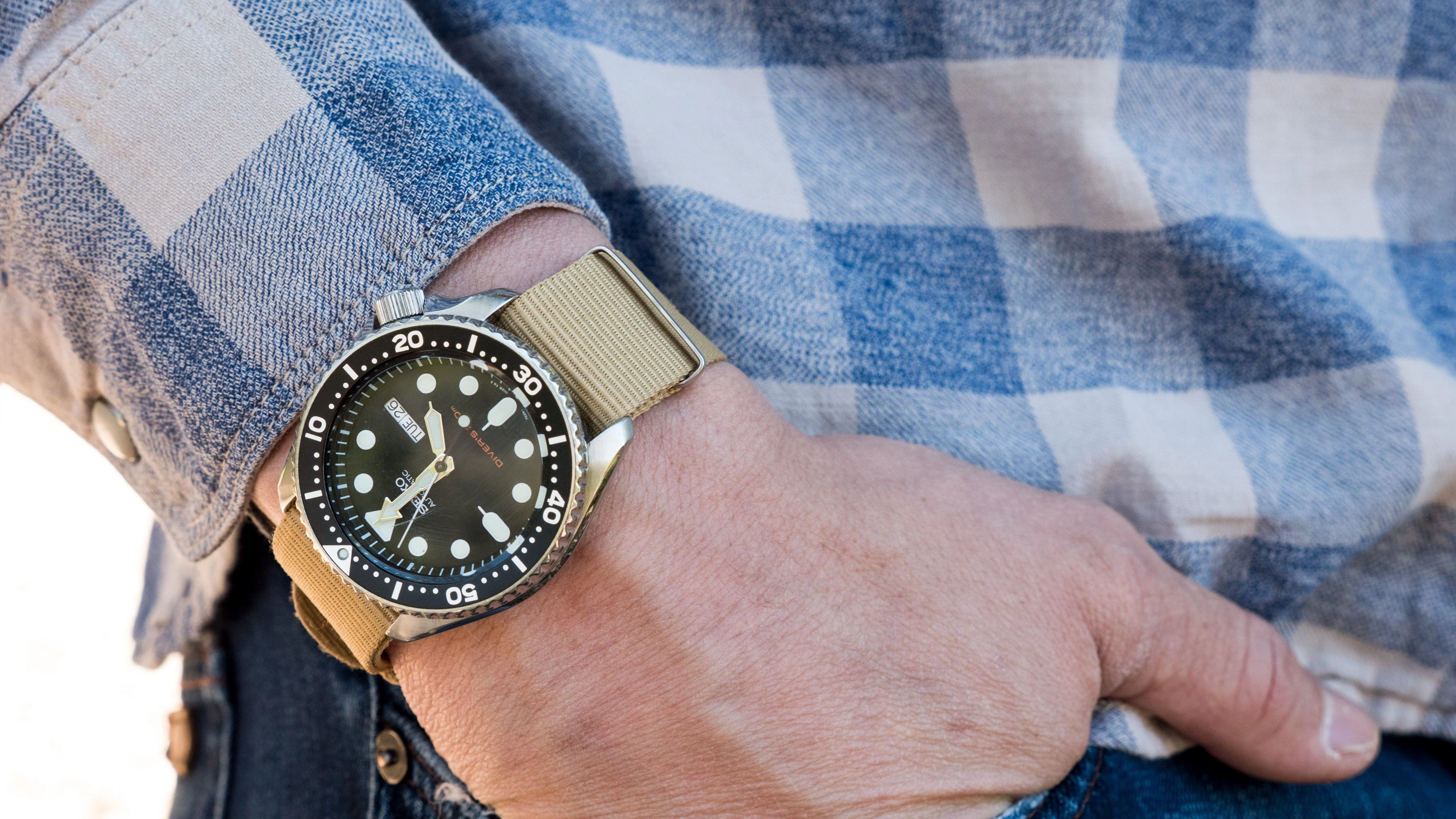Khaki NATO® style Watch Band - Image 2