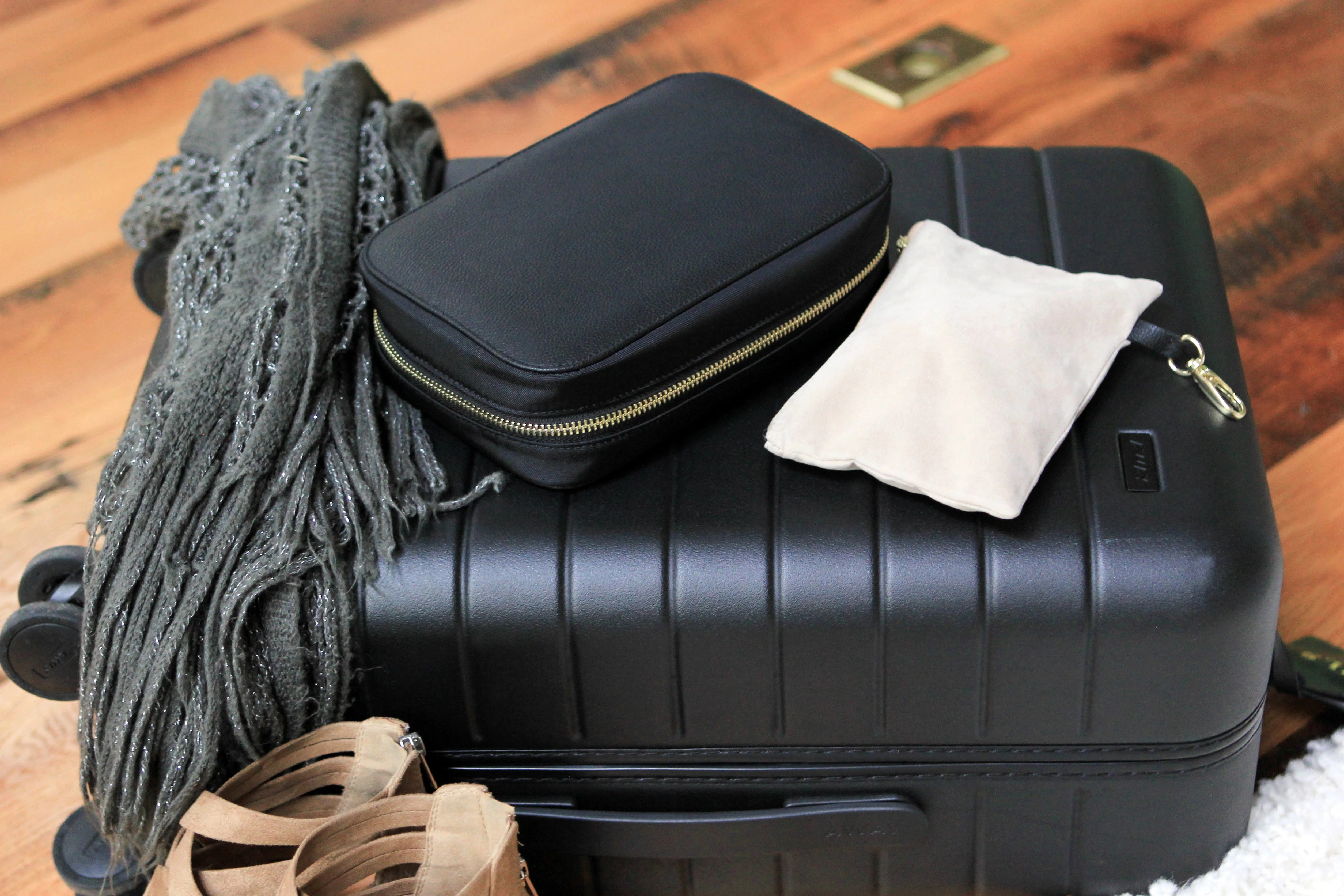 Large Travel Jewelry Organizer - Black - Image 6