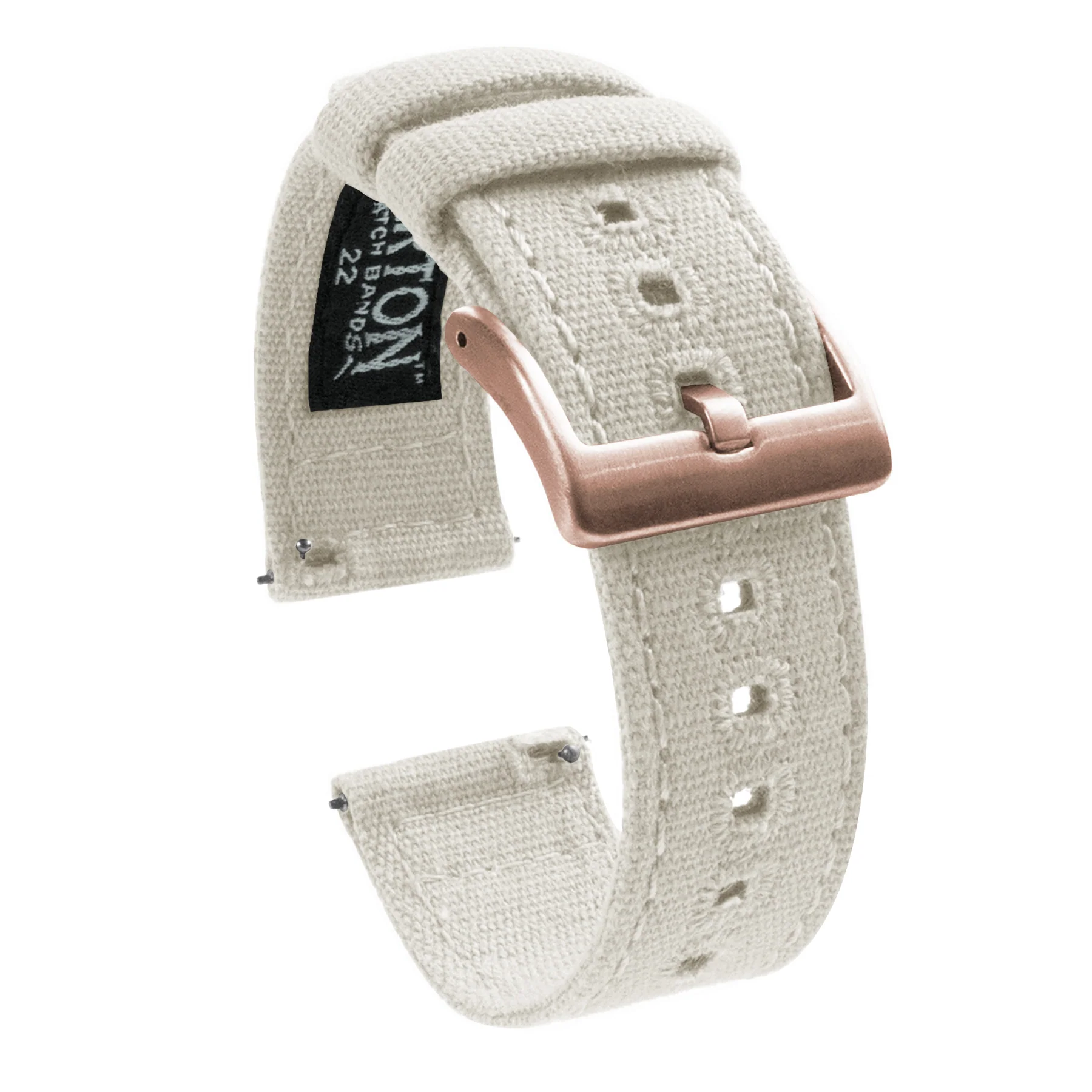 Linen White Premium Canvas Watch Band - Image 10