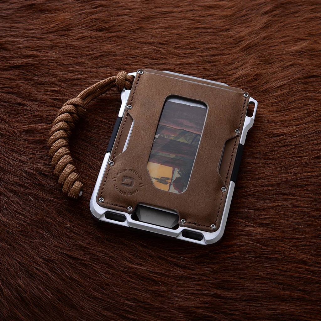 M1 MAVERICK™ TACTICAL WALLET - SINGLE POCKET RAWHIDE LEATHER - Image 4