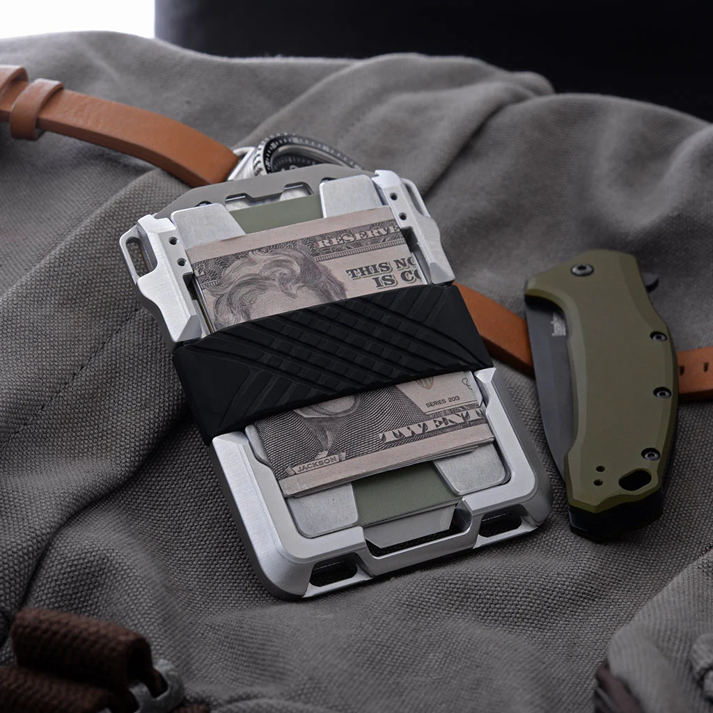 M1 MAVERICK™ TACTICAL WALLET - SINGLE POCKET RAWHIDE LEATHER - Image 7