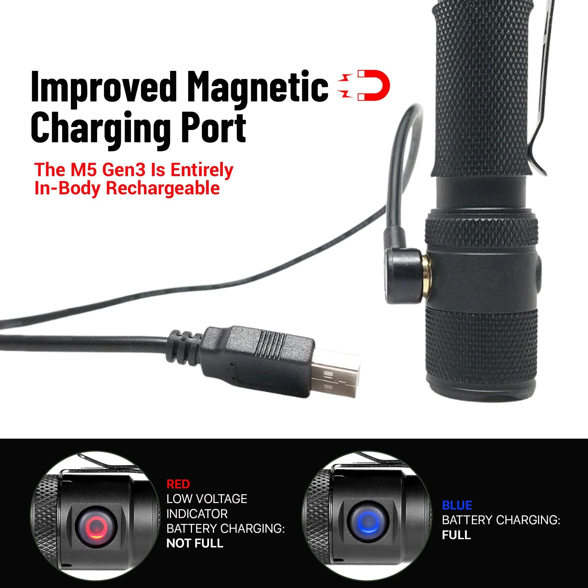 M5 Gen3 - 2,030 Lumen EDC High Power Flashlight - Image 10