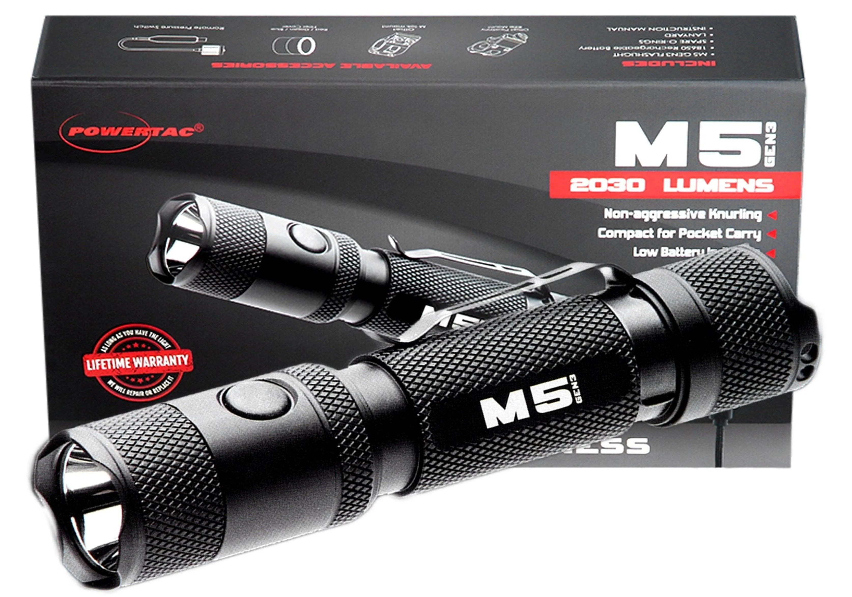 M5 Gen3 - 2,030 Lumen EDC High Power Flashlight - Image 6