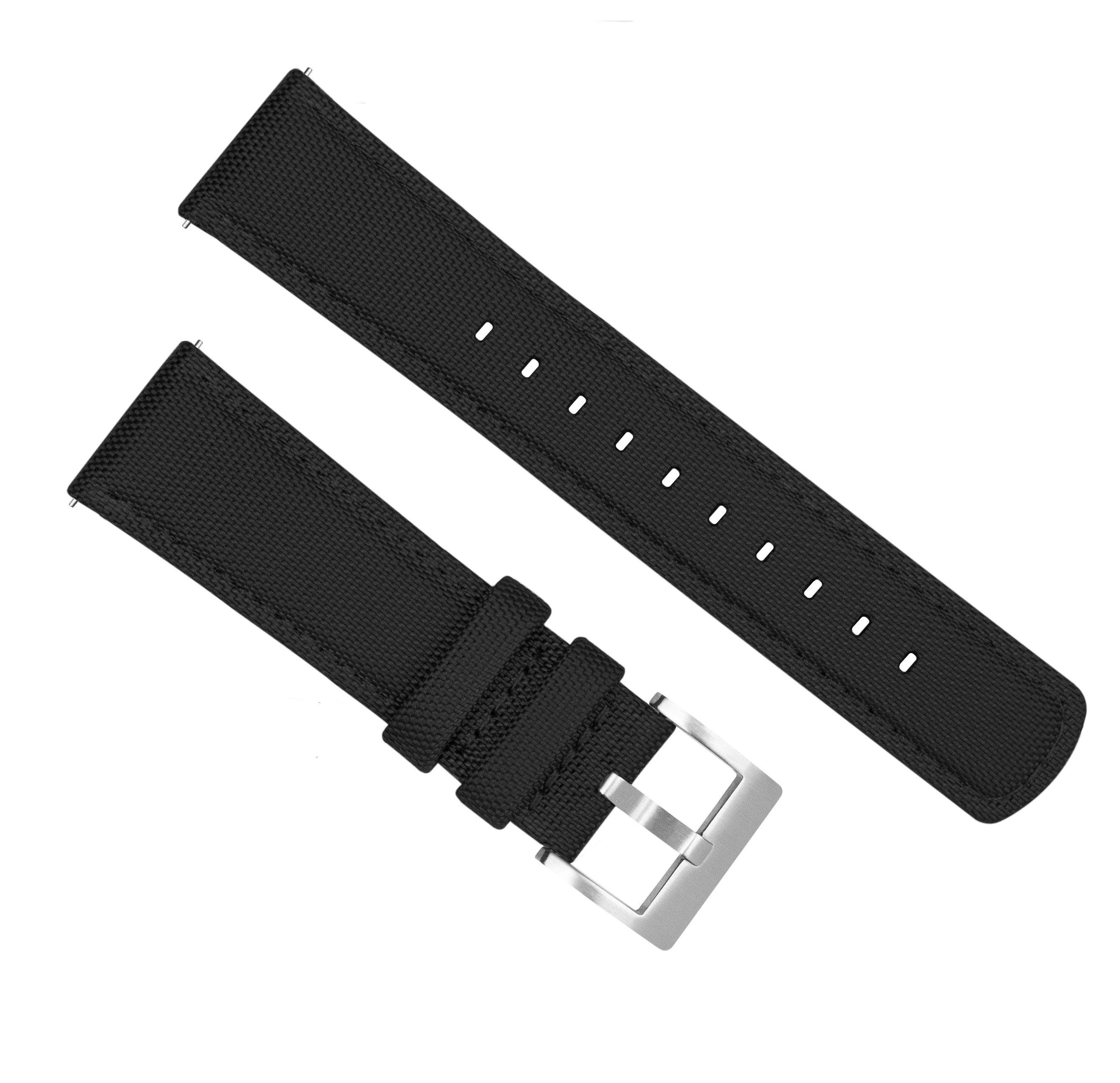Mobvoi Ticwatch Sailcloth Quick Release Black Watch Band - Image 4