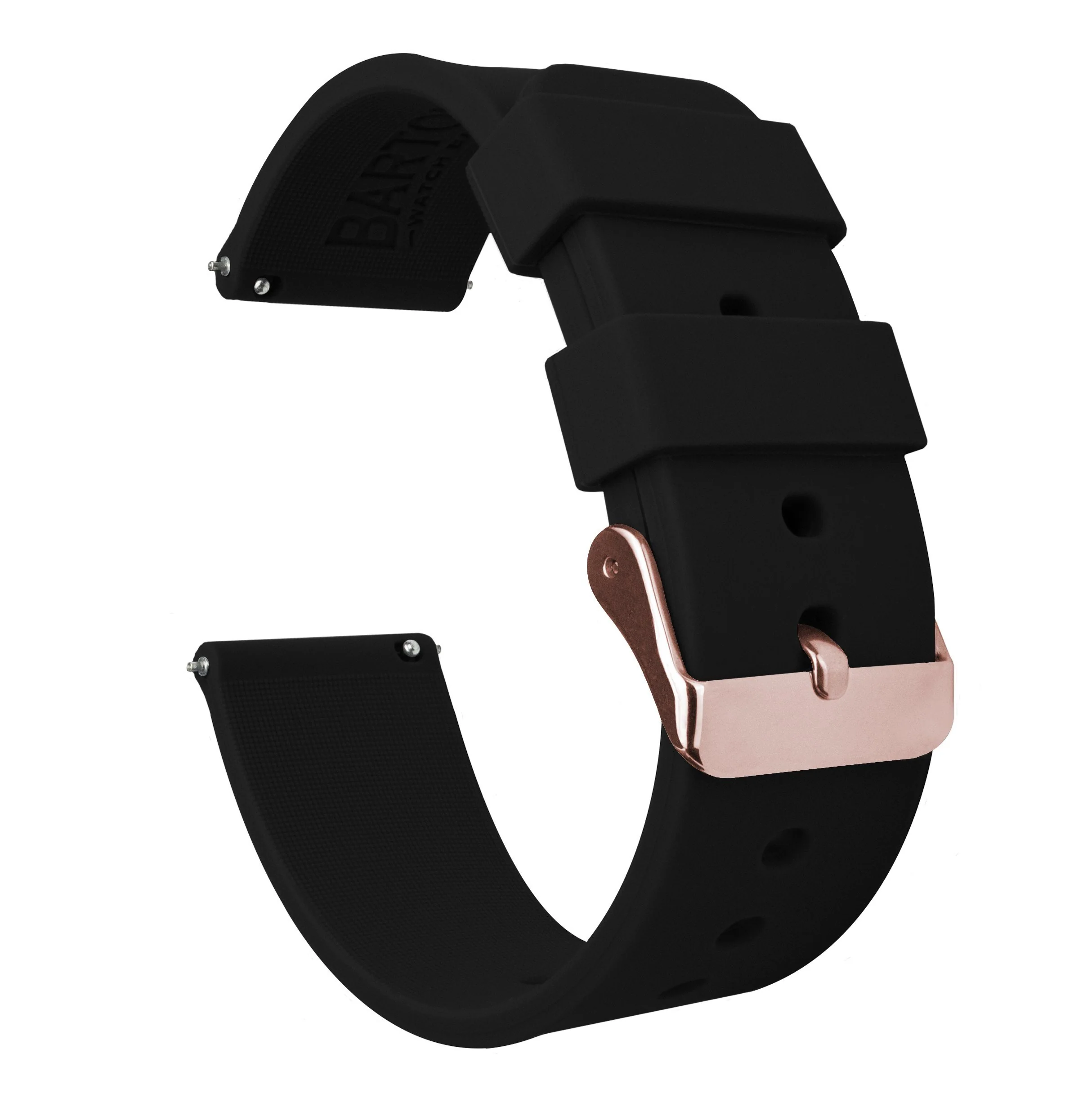 Mobvoi Ticwatch Silicone Black Watch Band - Image 3