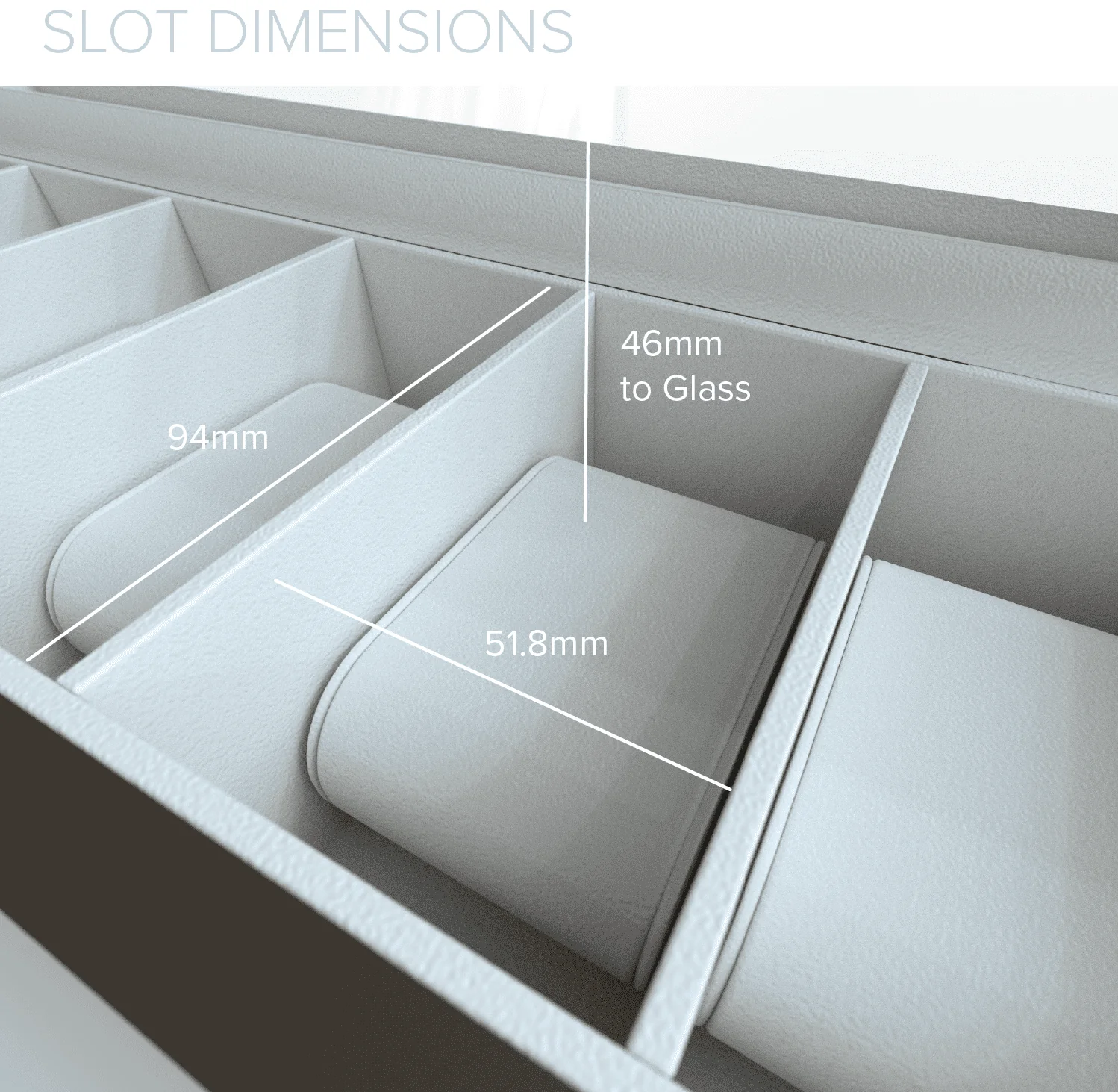 Modern Clip Watch Box - 6 Slot - Image 8