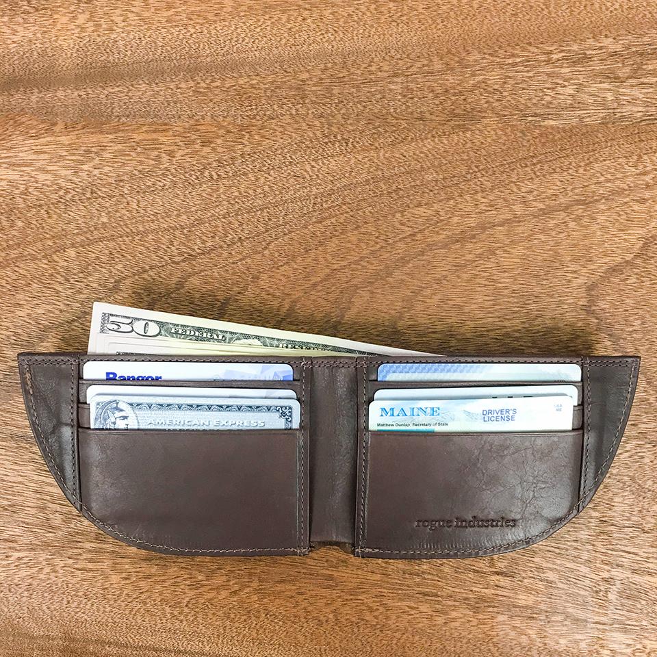 Nantucket Bison Leather Front Pocket Wallet - Image 2