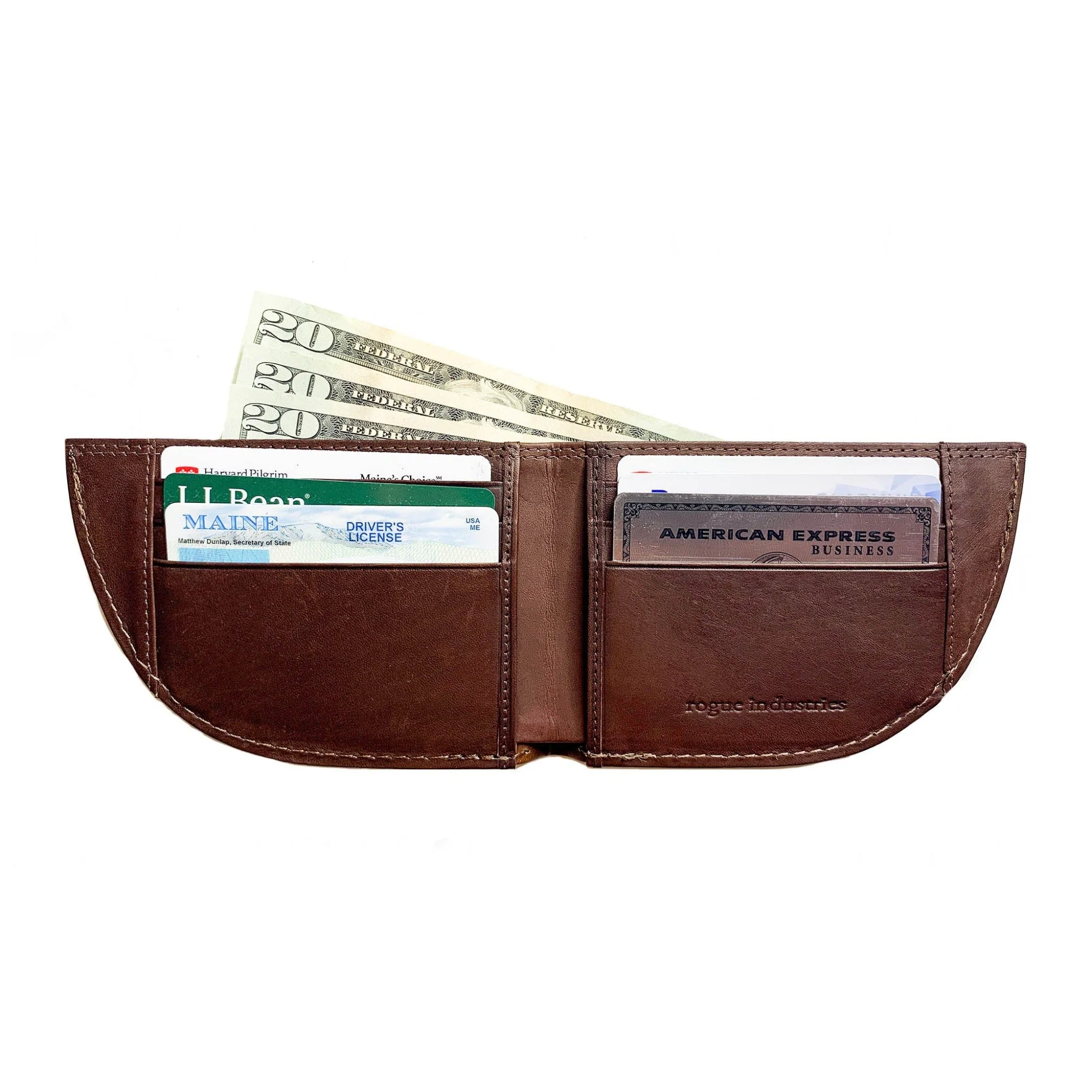 Nantucket Front Pocket Wallet in Horween Bison - Image 2