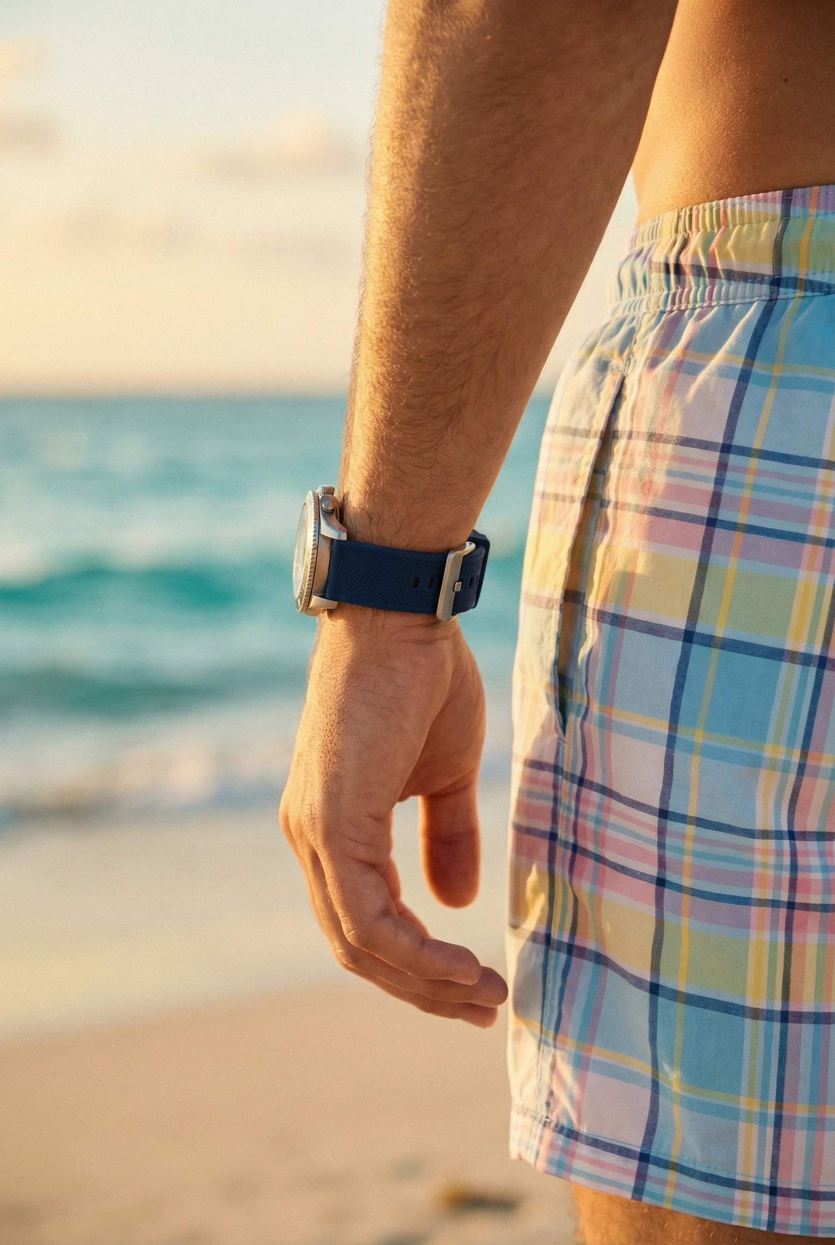 Navy Blue Elite Silicone Watch Band - Image 4