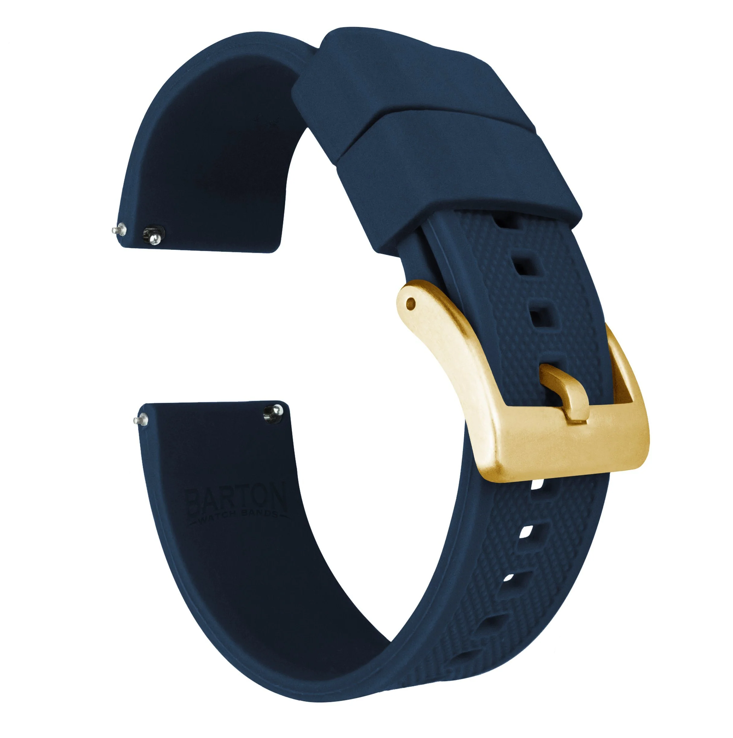 Navy Blue Elite Silicone Watch Band - Image 13
