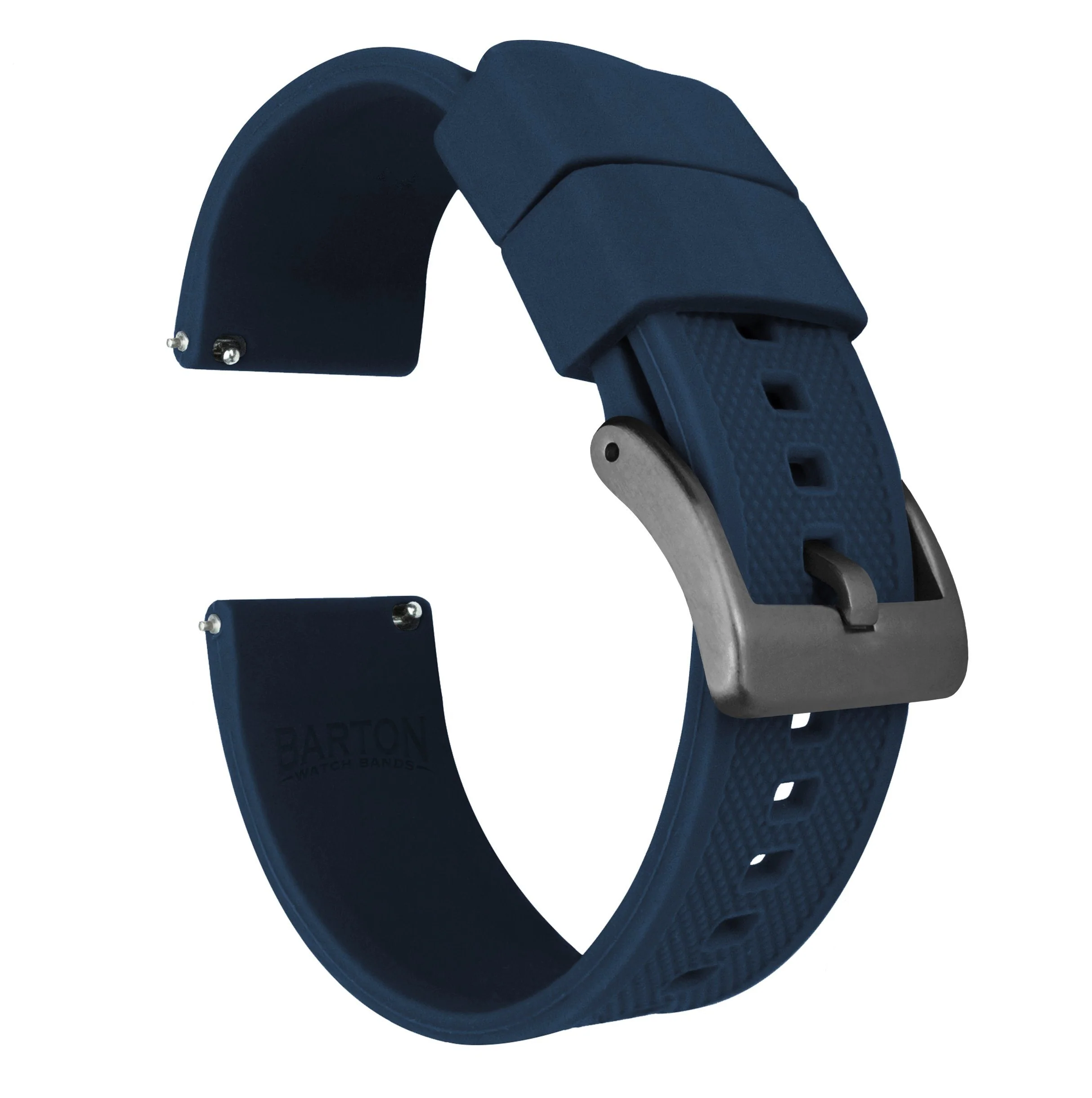 Navy Blue Elite Silicone Watch Band - Image 14