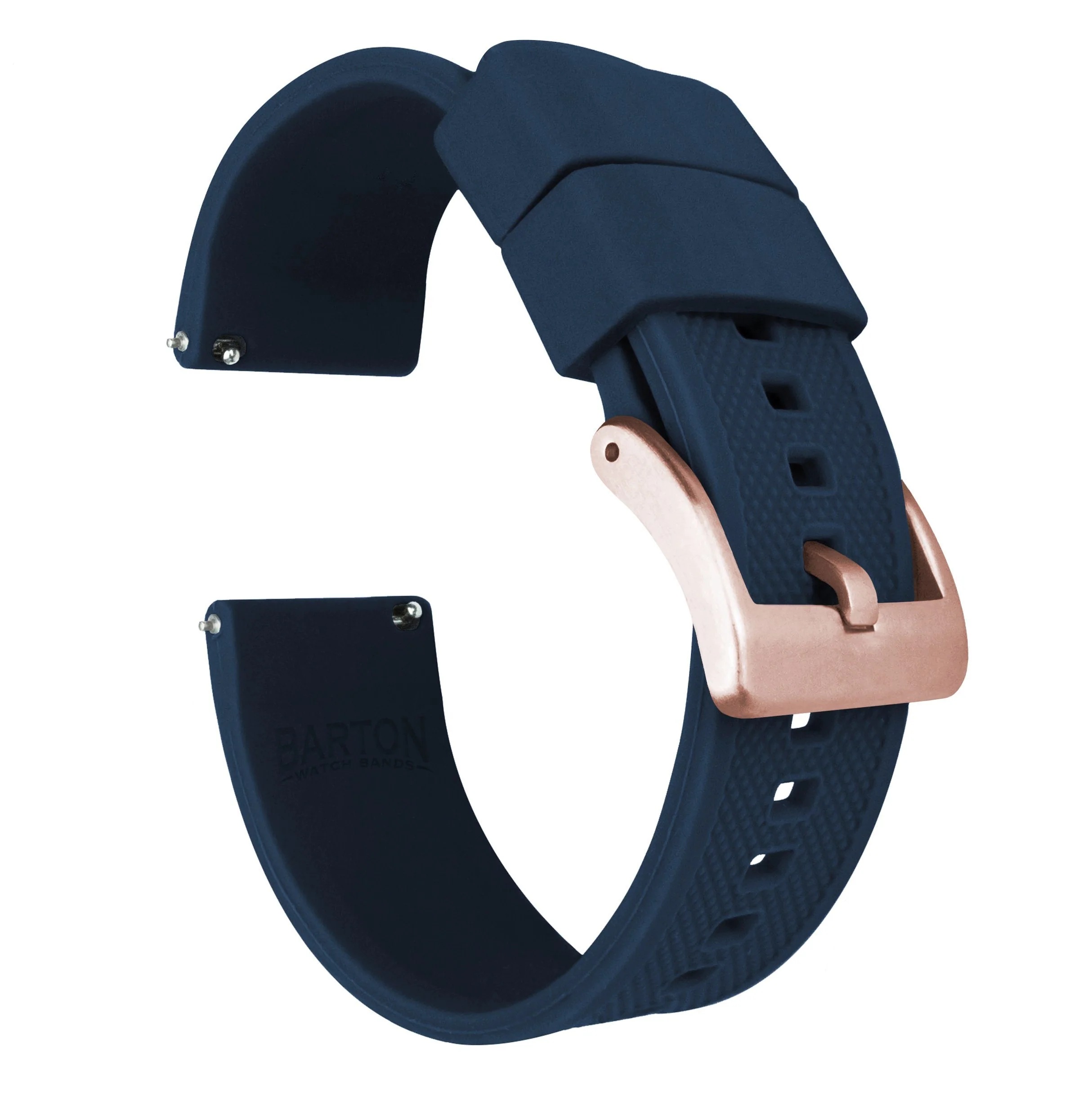 Navy Blue Elite Silicone Watch Band - Image 15