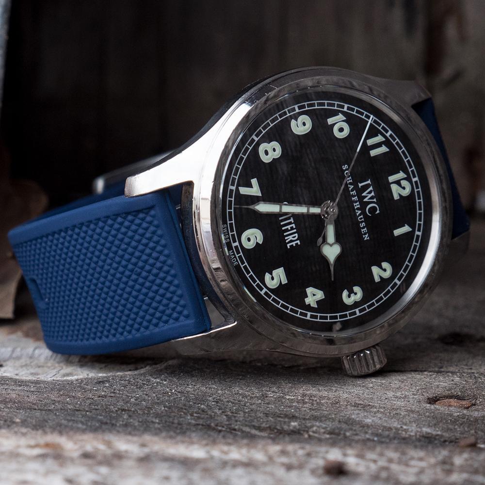 Navy Blue Elite Silicone Watch Band - Image 5